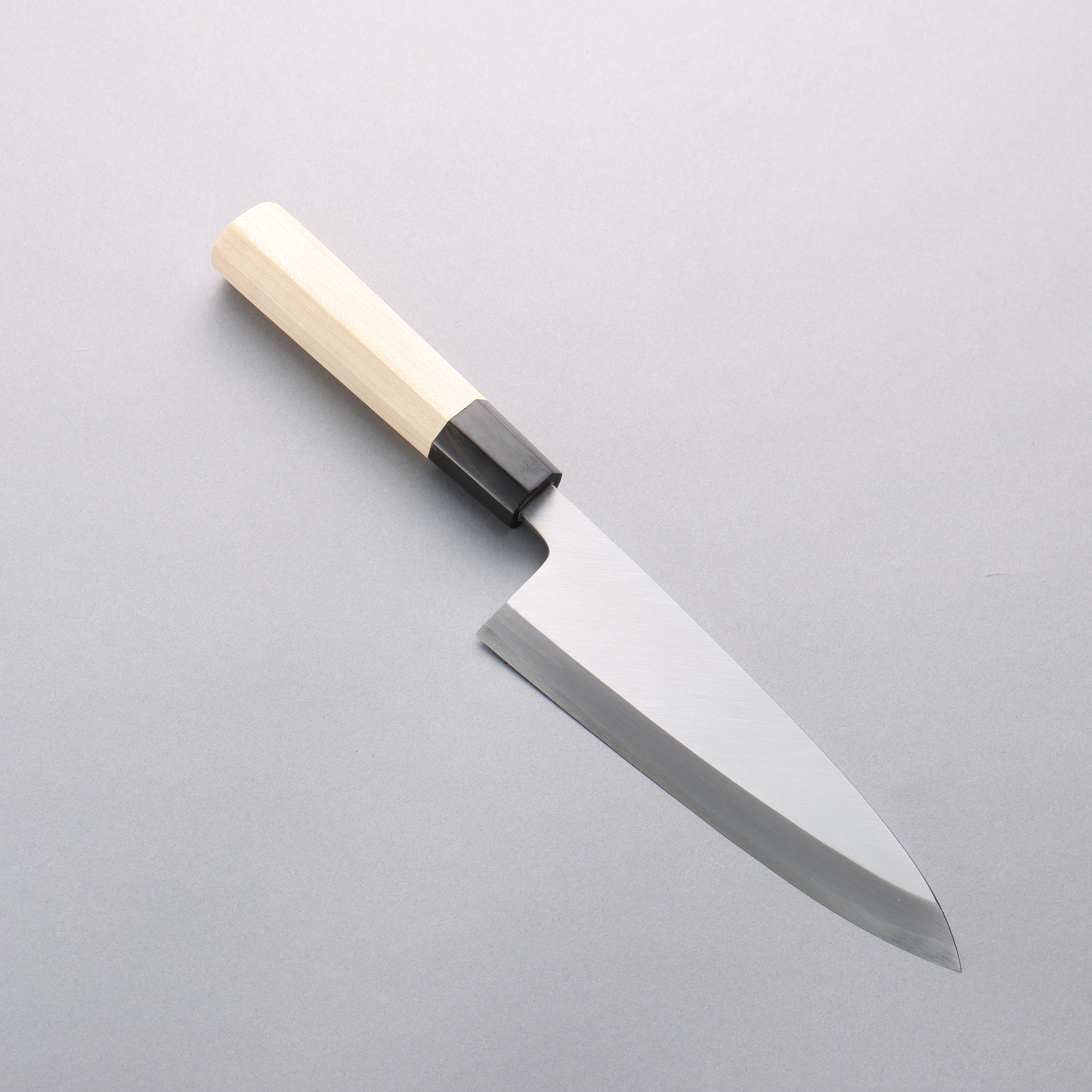 Minamoto Akitada White Steel No.2 Aideba 165mm Magnolia (Ferrule: Water Buffalo Horn) Handle - Japanny - Best Japanese Knife