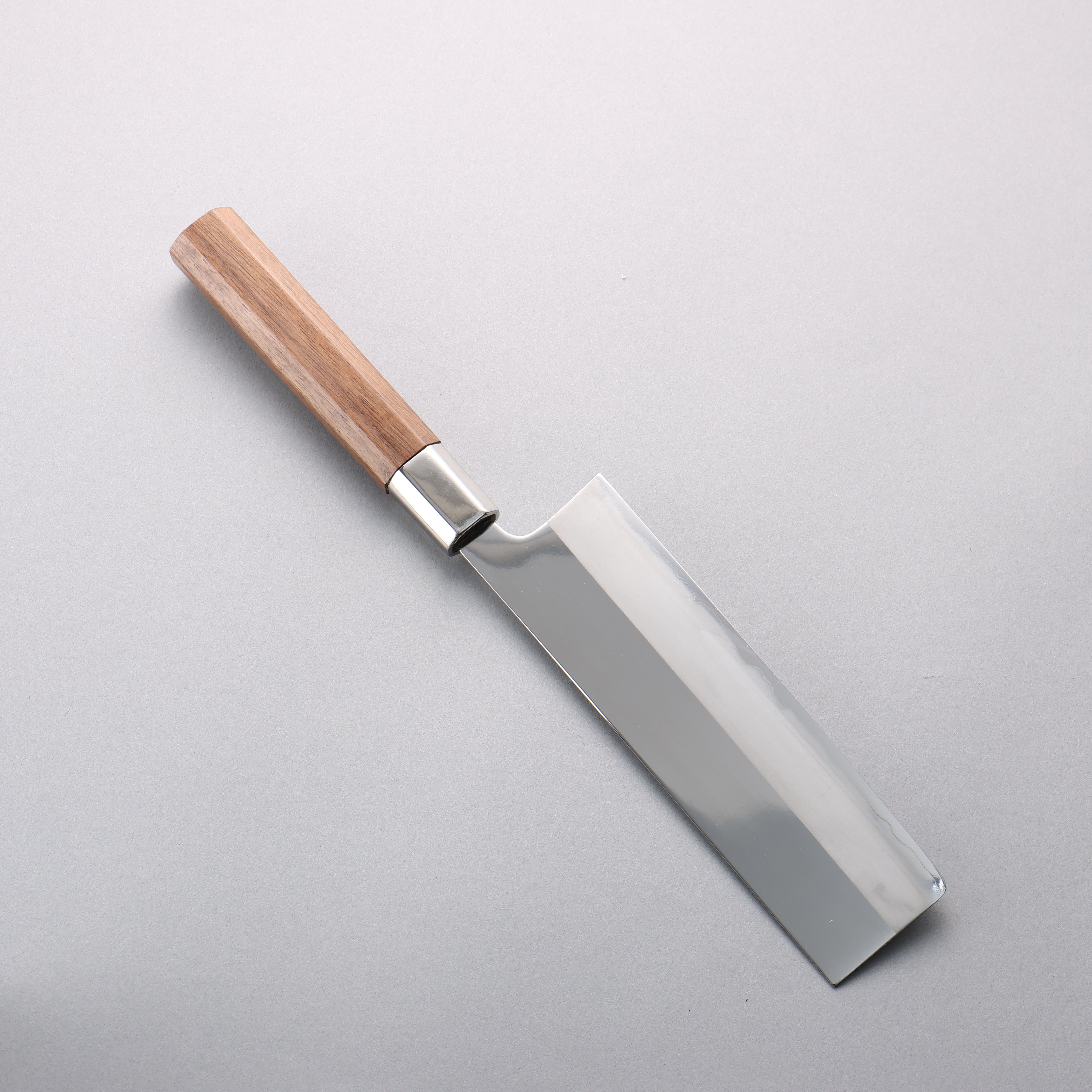 Kurotori Silver Steel No.3 Migaki Finished Nakiri 170mm Walnut Handle - Japanny - Best Japanese Knife