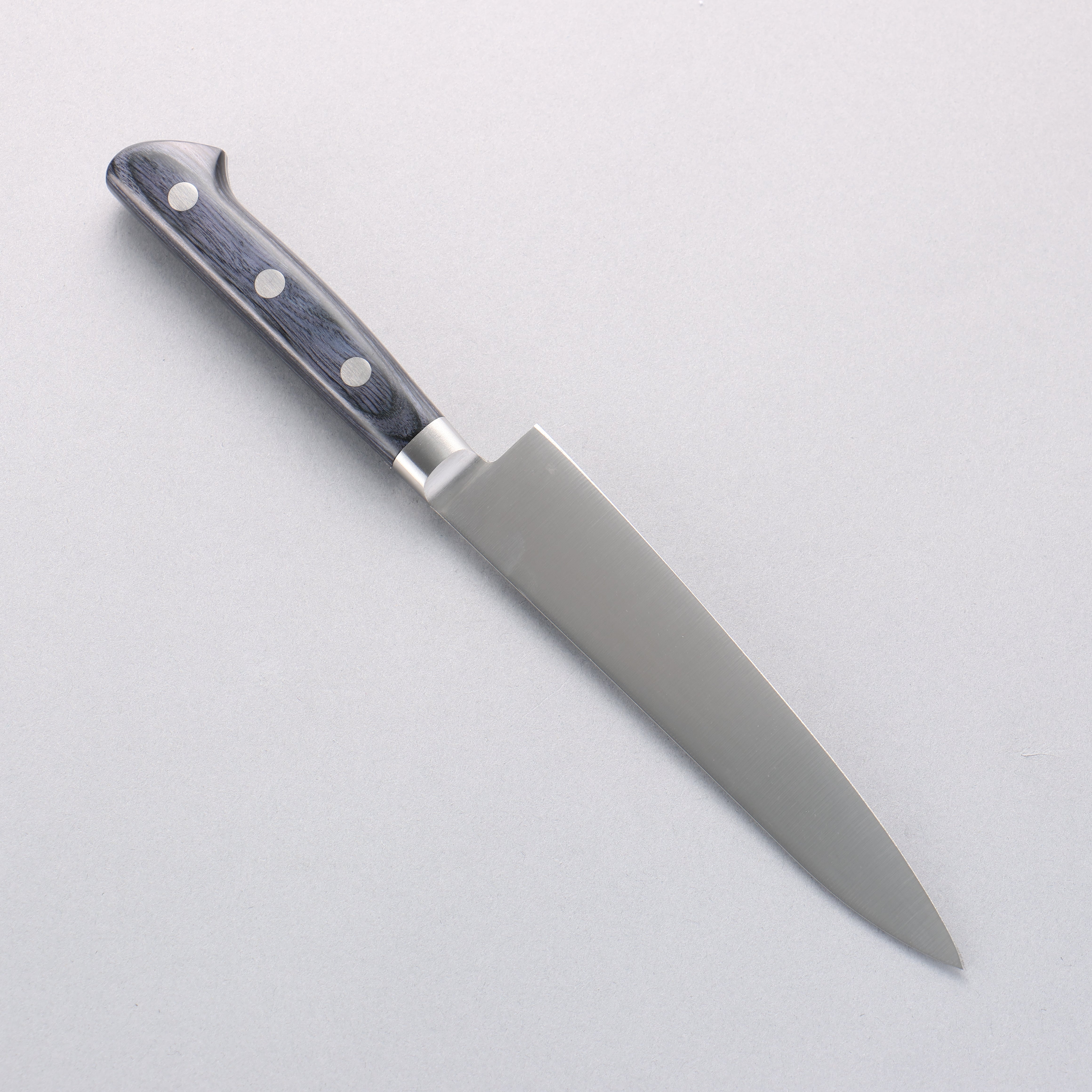 Seisuke Seiten Molybdenum Petty-Utility 150mm Navy blue Pakka wood Handle with Sheath - Japanny - Best Japanese Knife