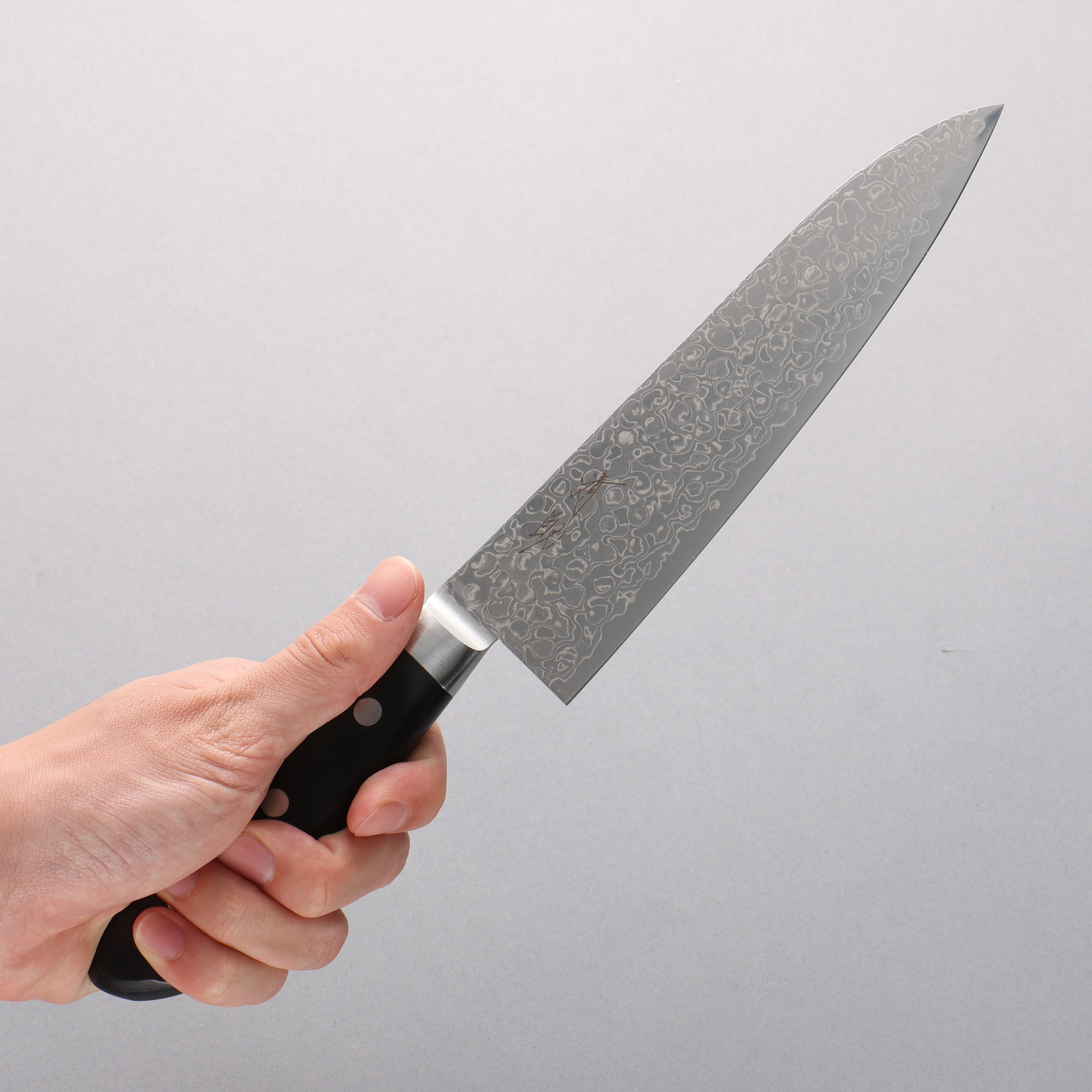Seisuke AUS10 45 Layer Damascus Gyuto 180mm Black Pakka wood Handle - Japanny - Best Japanese Knife