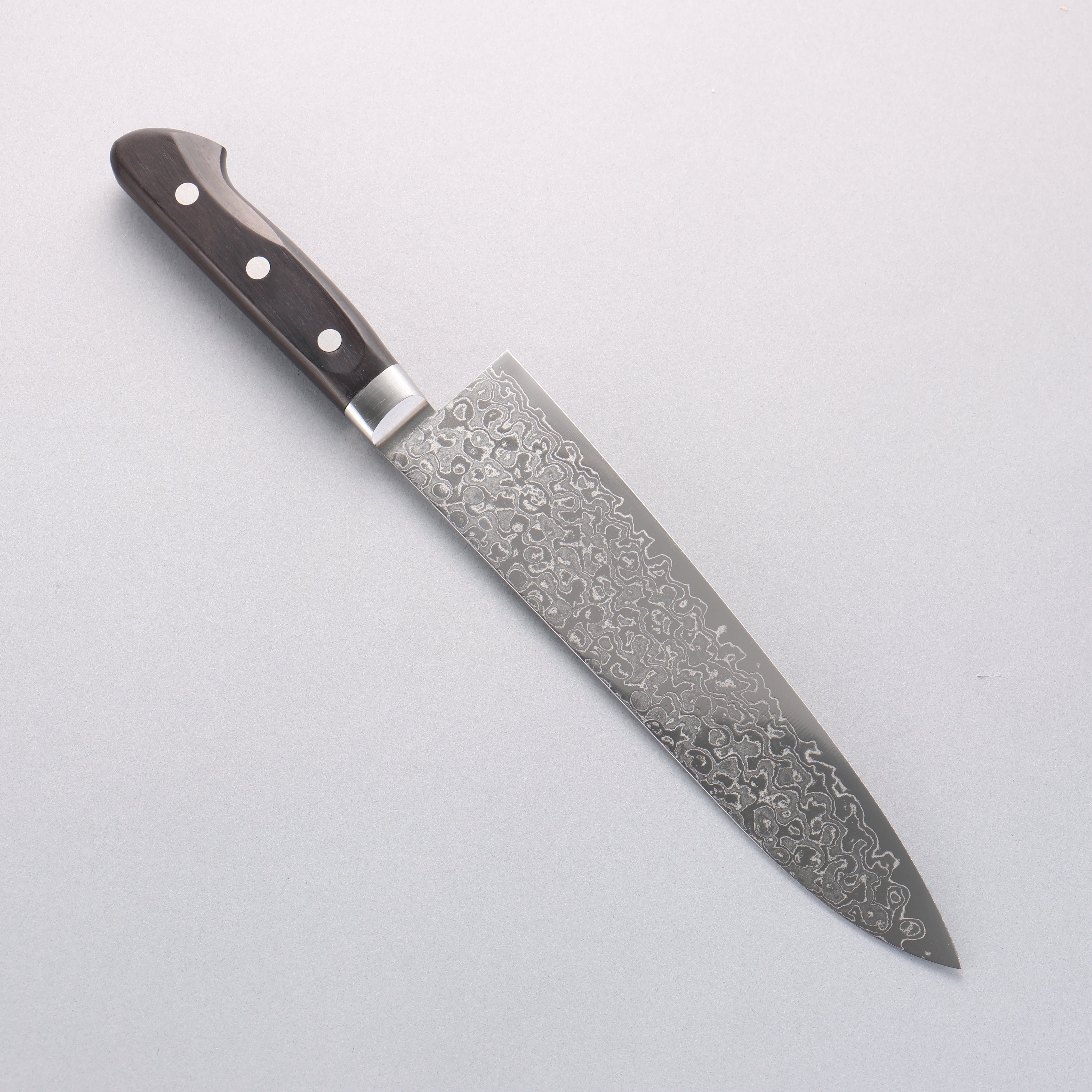 Seisuke AUS10 45 Layer Damascus Gyuto 210mm Black Pakka wood Handle - Japanny - Best Japanese Knife