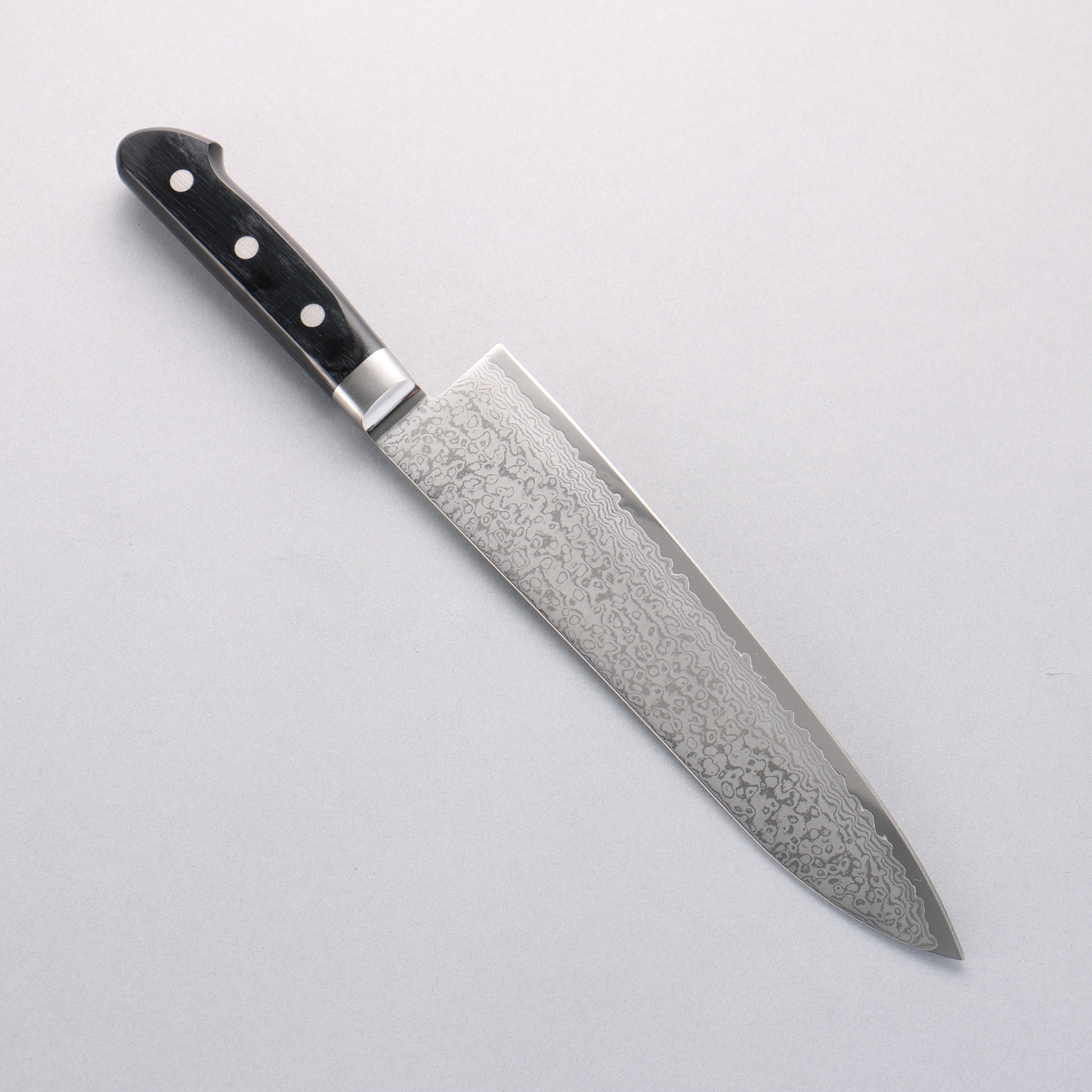 Seisuke VG10 33 Layer Damascus Gyuto 210mm Black Pakka wood Handle - Japanny - Best Japanese Knife