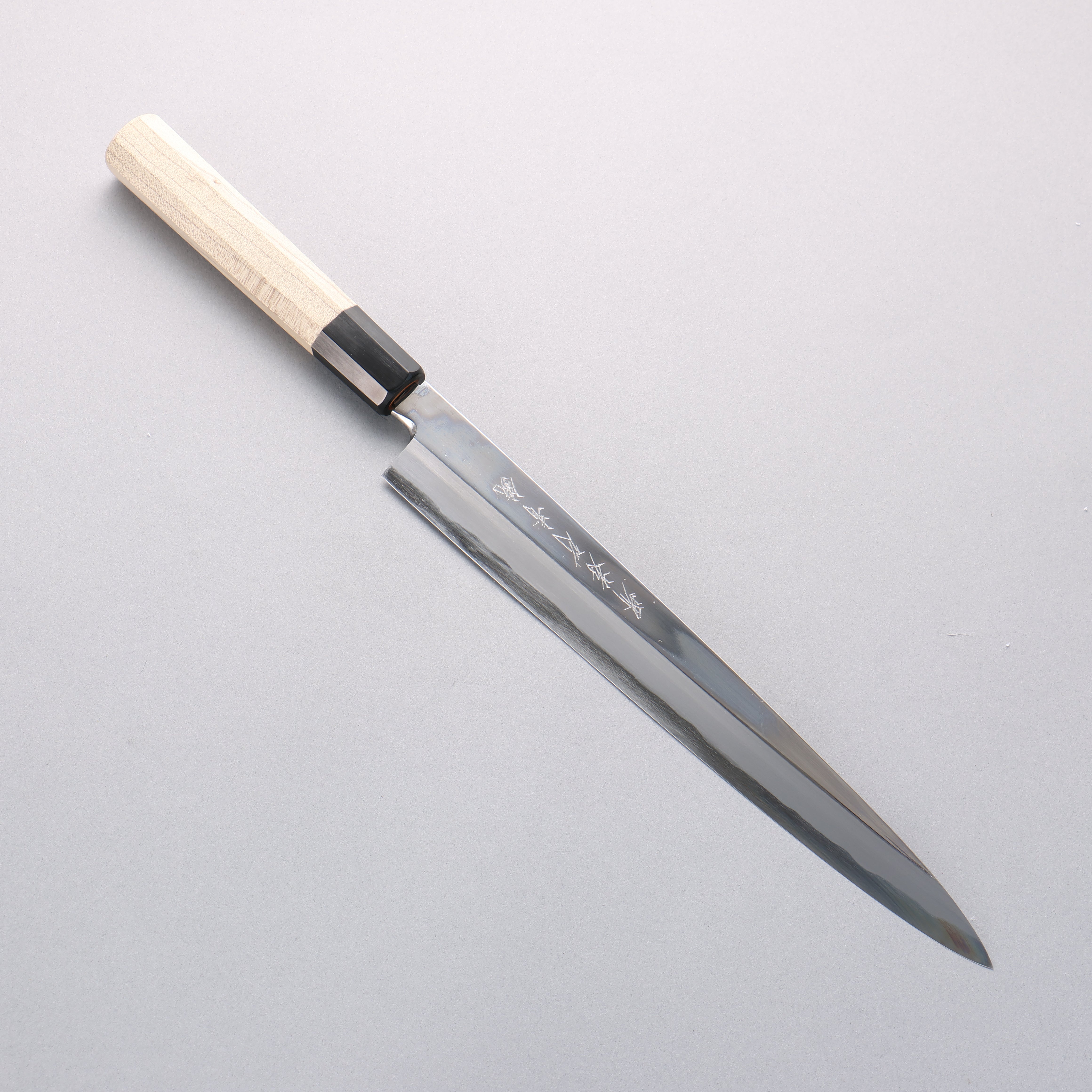 Sakai Takayuki Blue Steel No.2 Mirrored Finish Yanagiba - Japanny - Best Japanese Knife