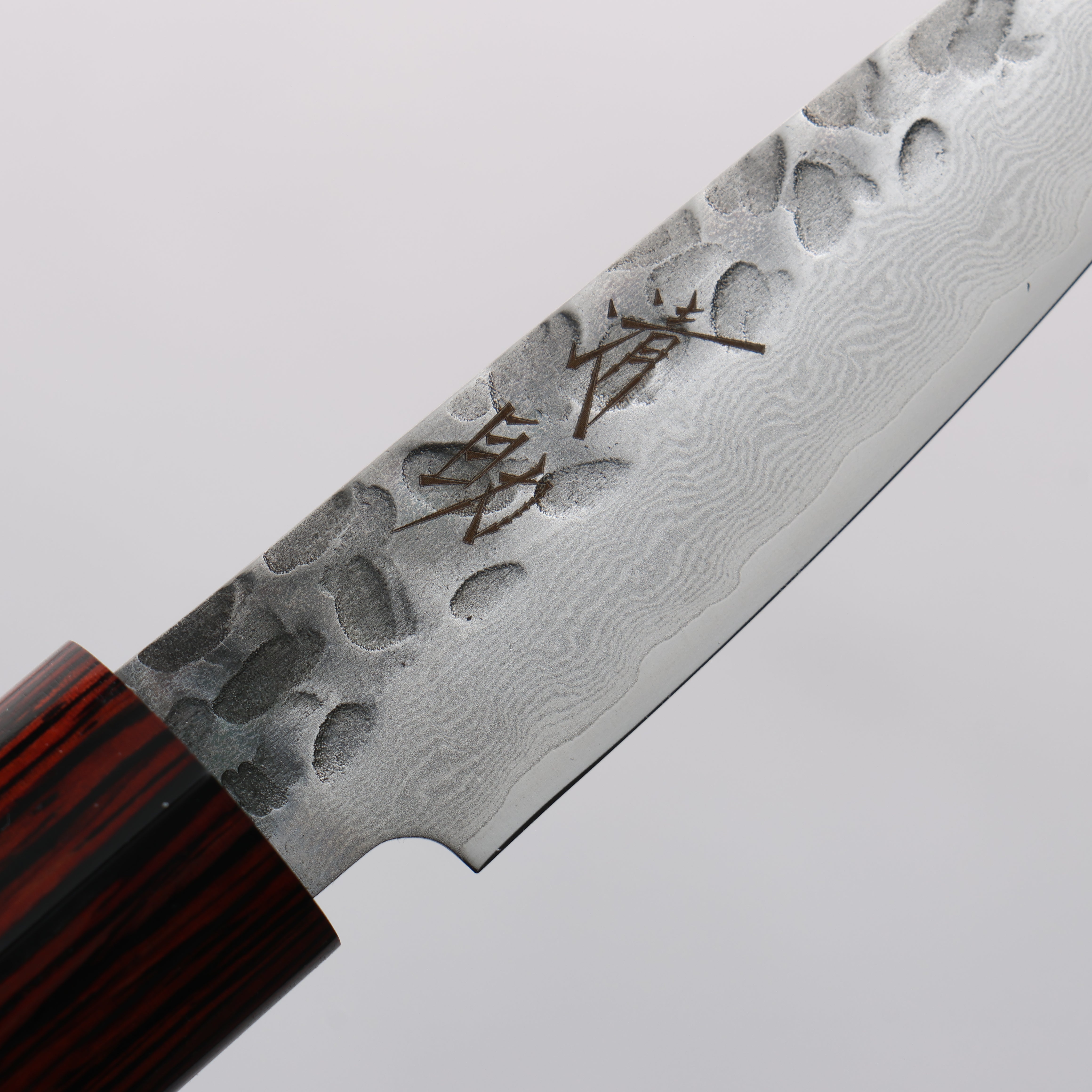 Seisuke VG10 33 Layer Hammered Damascus Paring 76mm Black Pakka wood Handle - Japanny - Best Japanese Knife