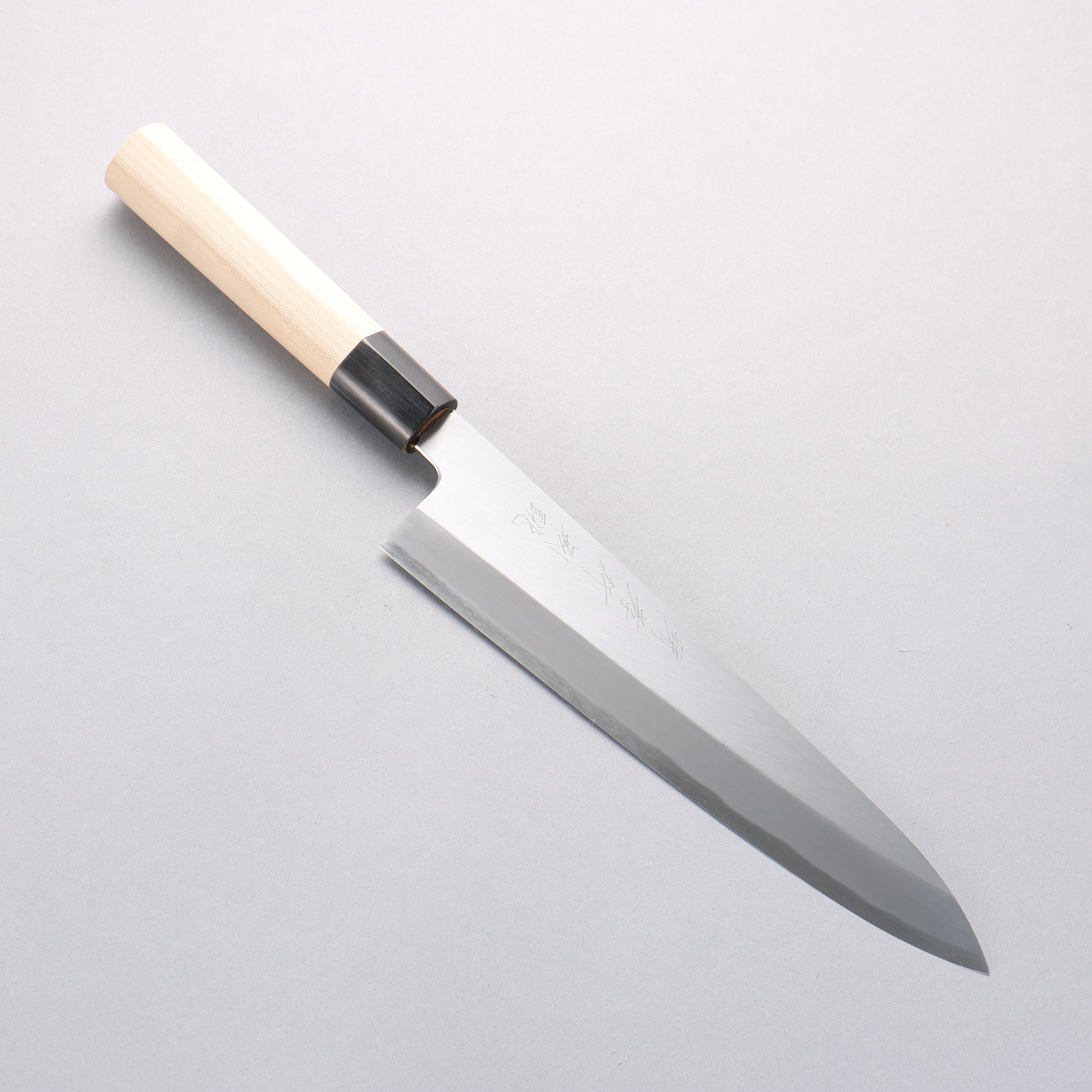 Sakai Takayuki Tokujyo White Steel No.2 Gyuto 240mm Magnolia Handle - Japanny - Best Japanese Knife