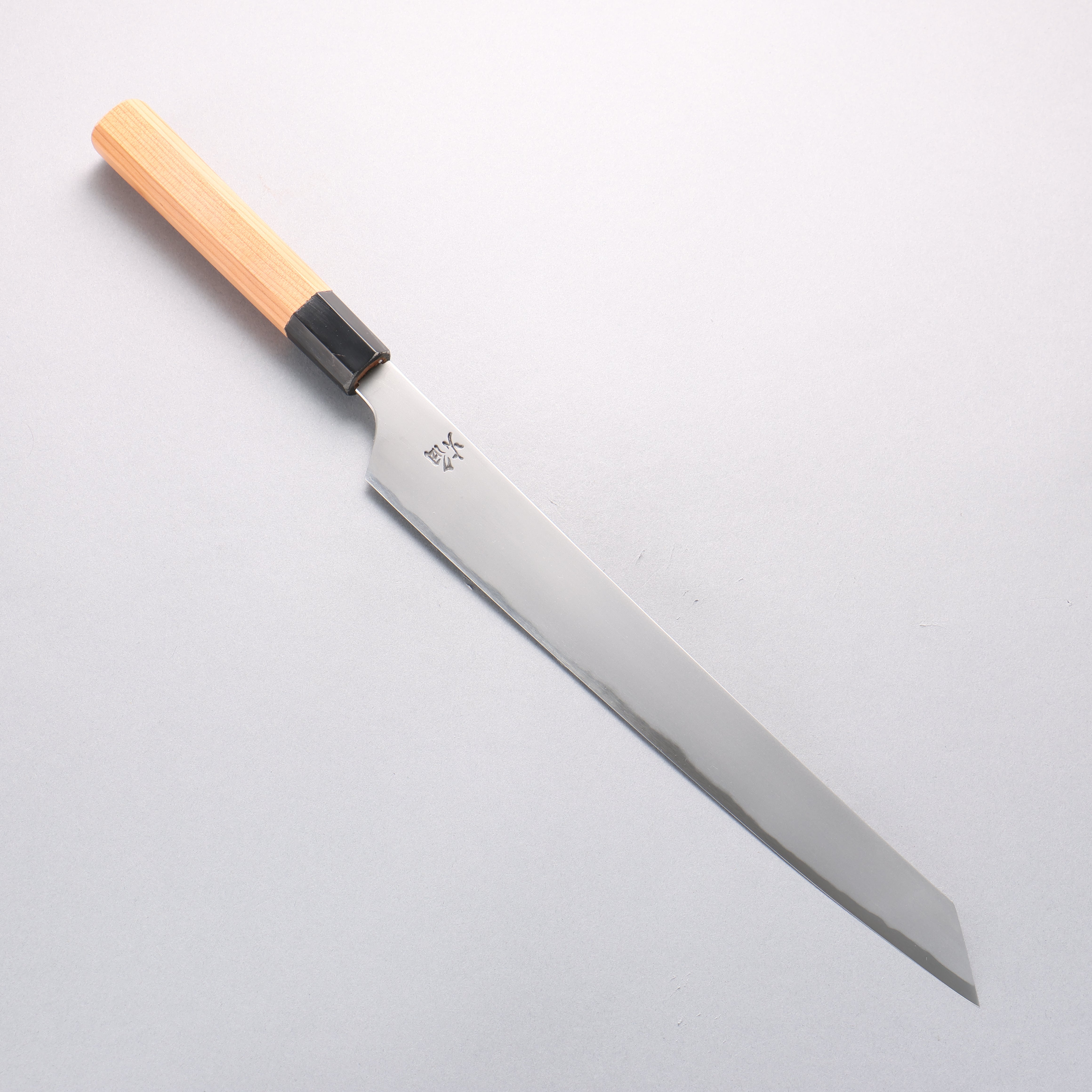 Sakai Takayuki Homura Hien Blue Steel No.2 Kengata Yanagiba 300mm Yew Tree Handle - Japanny - Best Japanese Knife