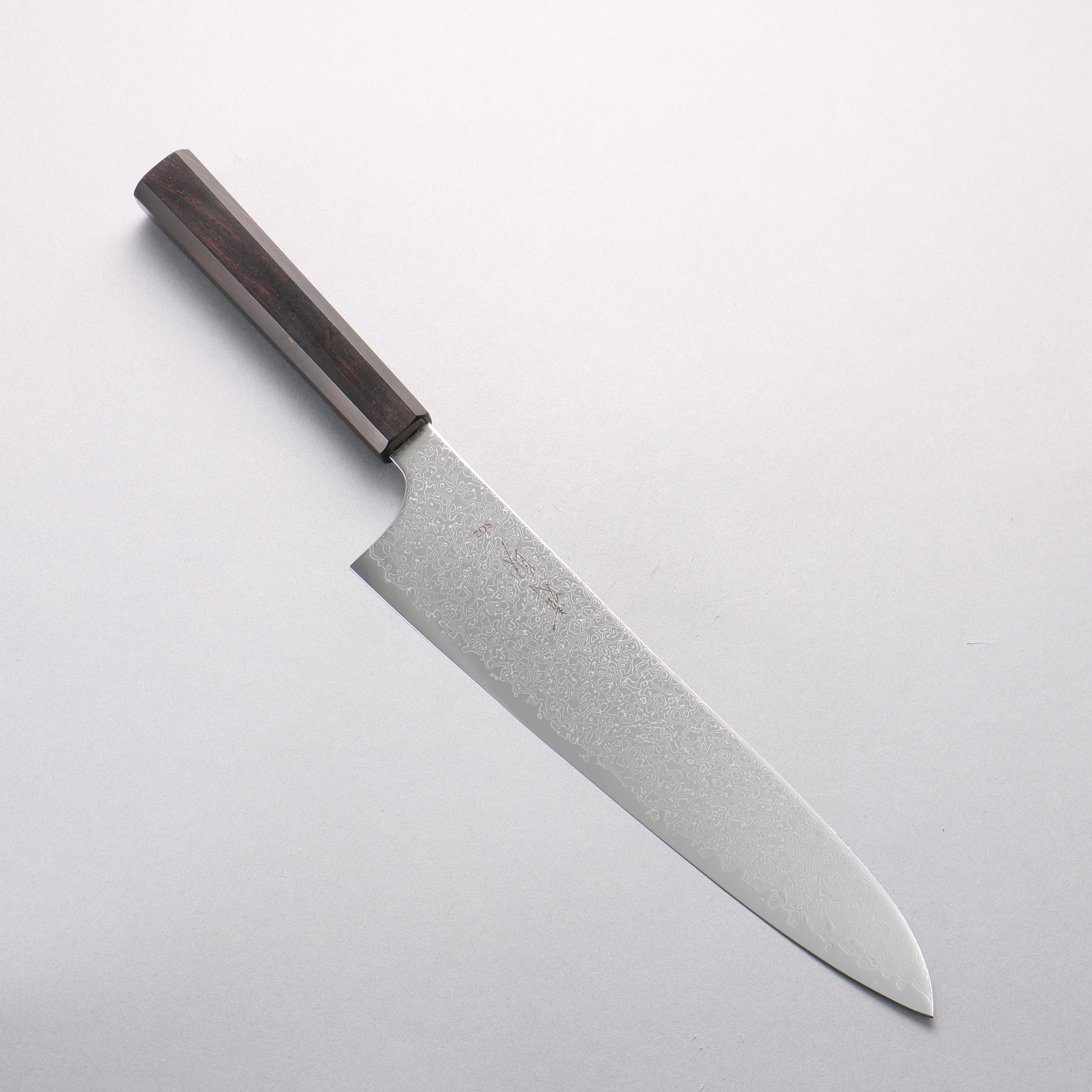 Seisuke SG2 Damascus Migaki Finished Gyuto 240mm Ebony Wood Handle - Japanny - Best Japanese Knife