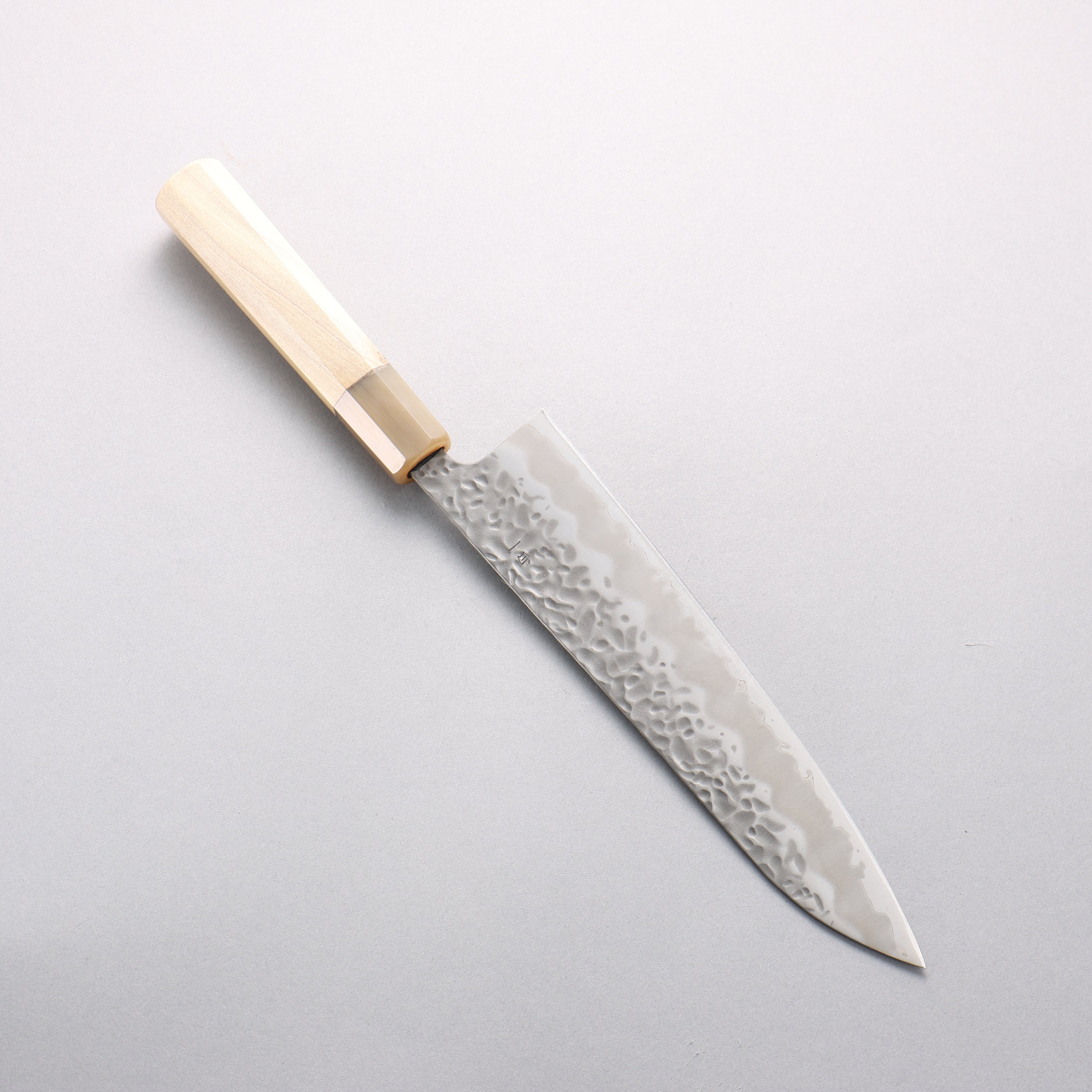 Seisuke Kumo White Steel No.1 Hammered Gyuto 210mm Magnolia Handle - Japanny - Best Japanese Knife