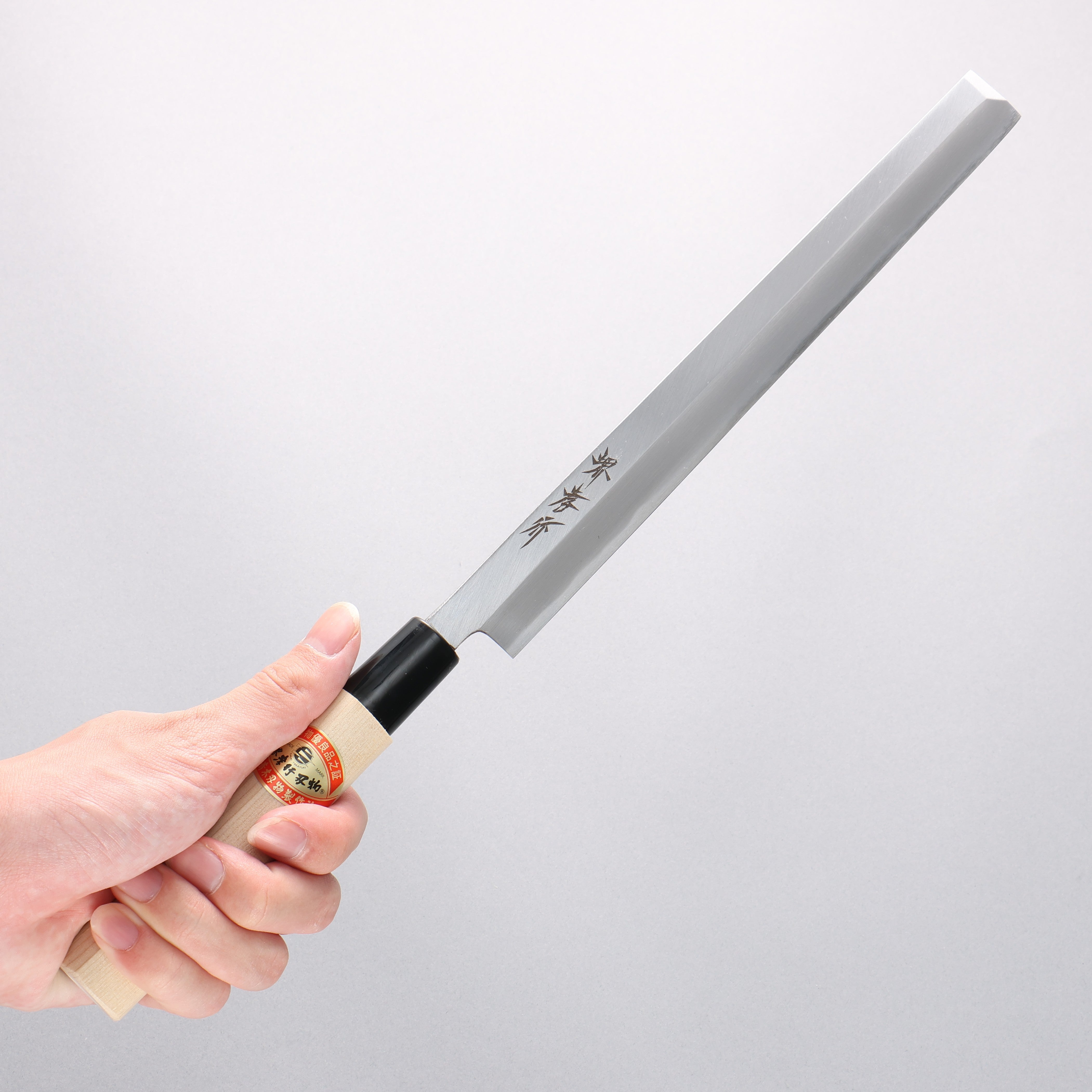 Sakai Takayuki White Steel Takohiki Magnolia Handle - Japanny - Best Japanese Knife