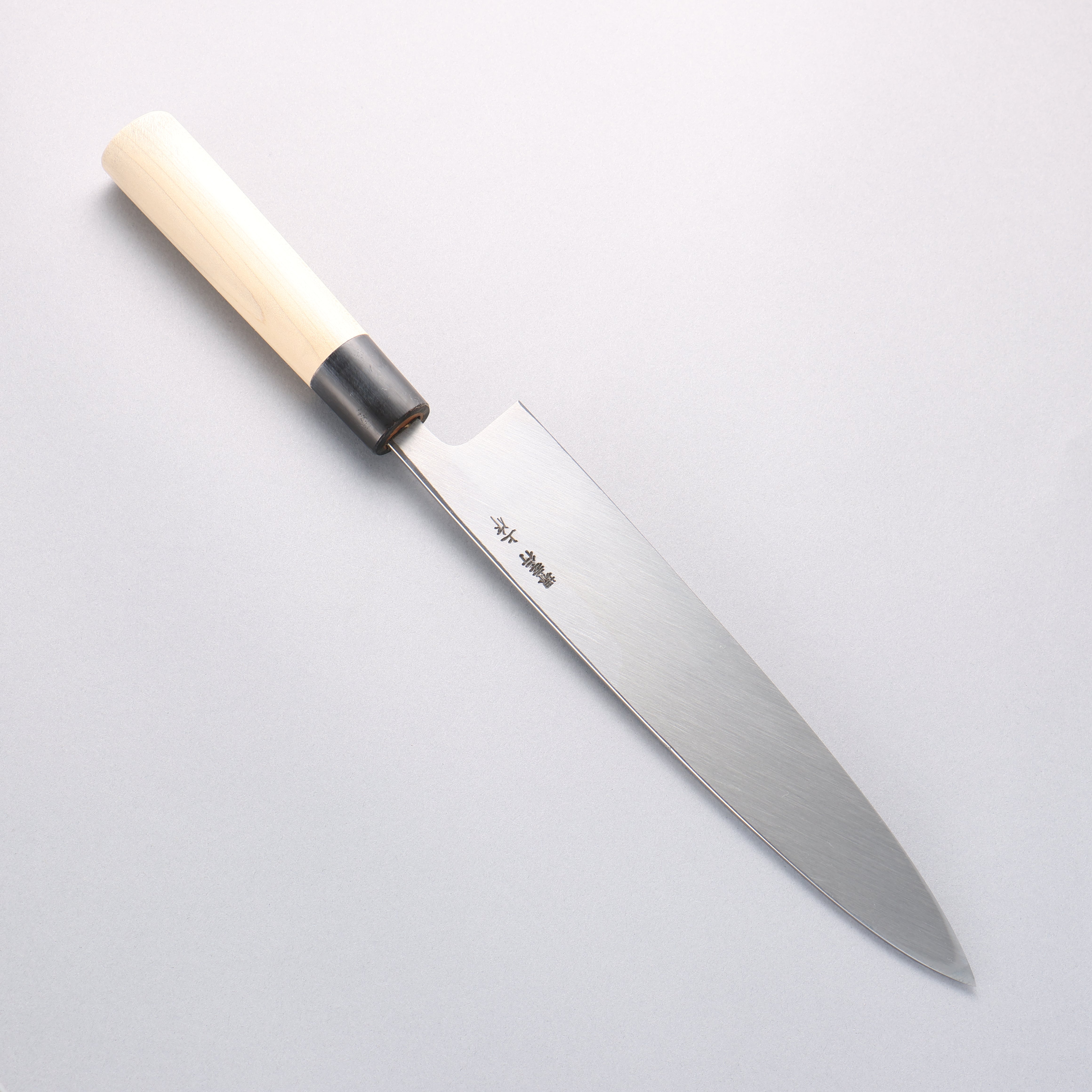 Sakai Takayuki White Steel No.3 Kasumitogi Mioroshi Deba 240mm Magnolia Handle - Japanny - Best Japanese Knife
