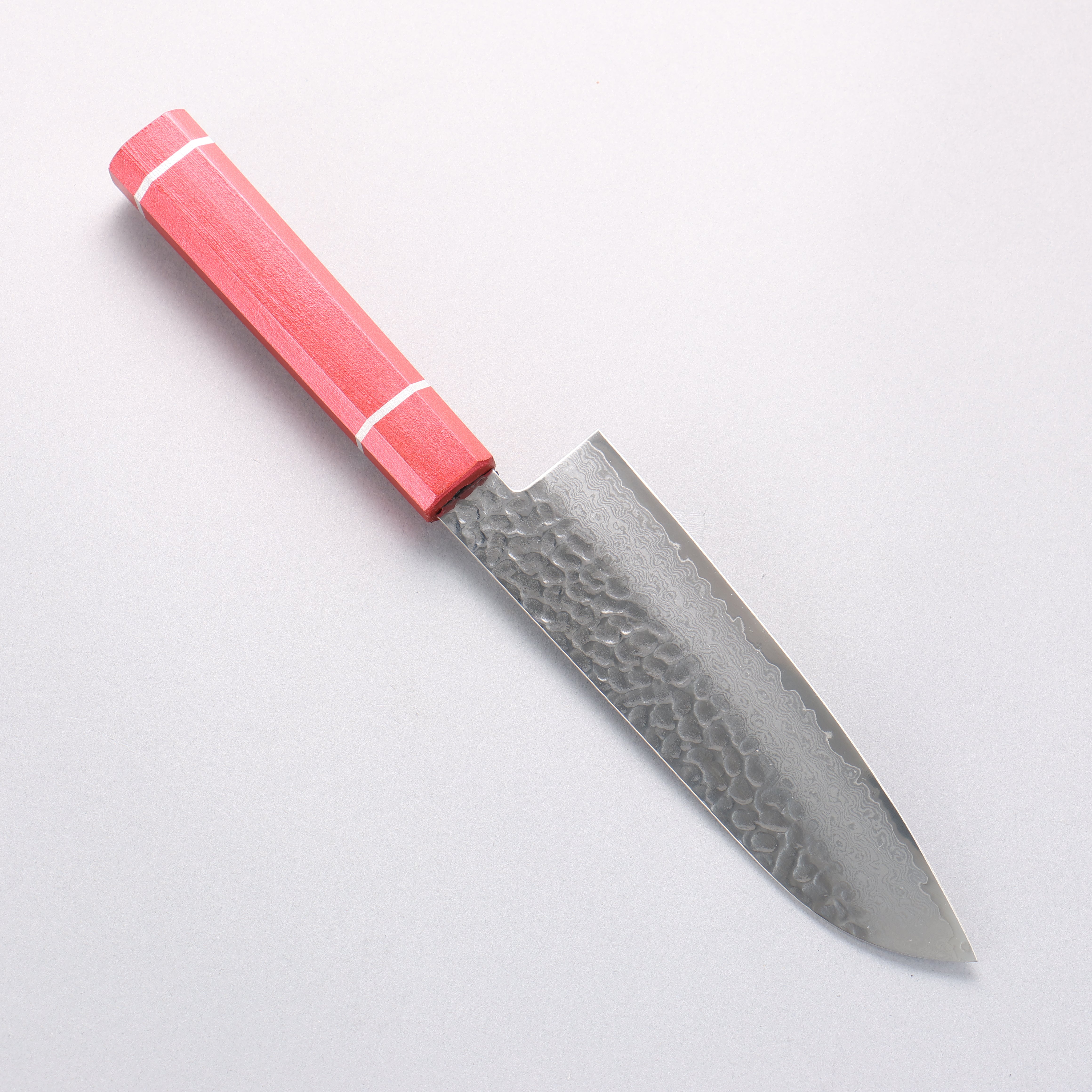 Sakai Takayuki VG10 33 Layer Damascus Santoku 170mm Live oak Lacquered (Kouseki) Handle - Japanny - Best Japanese Knife