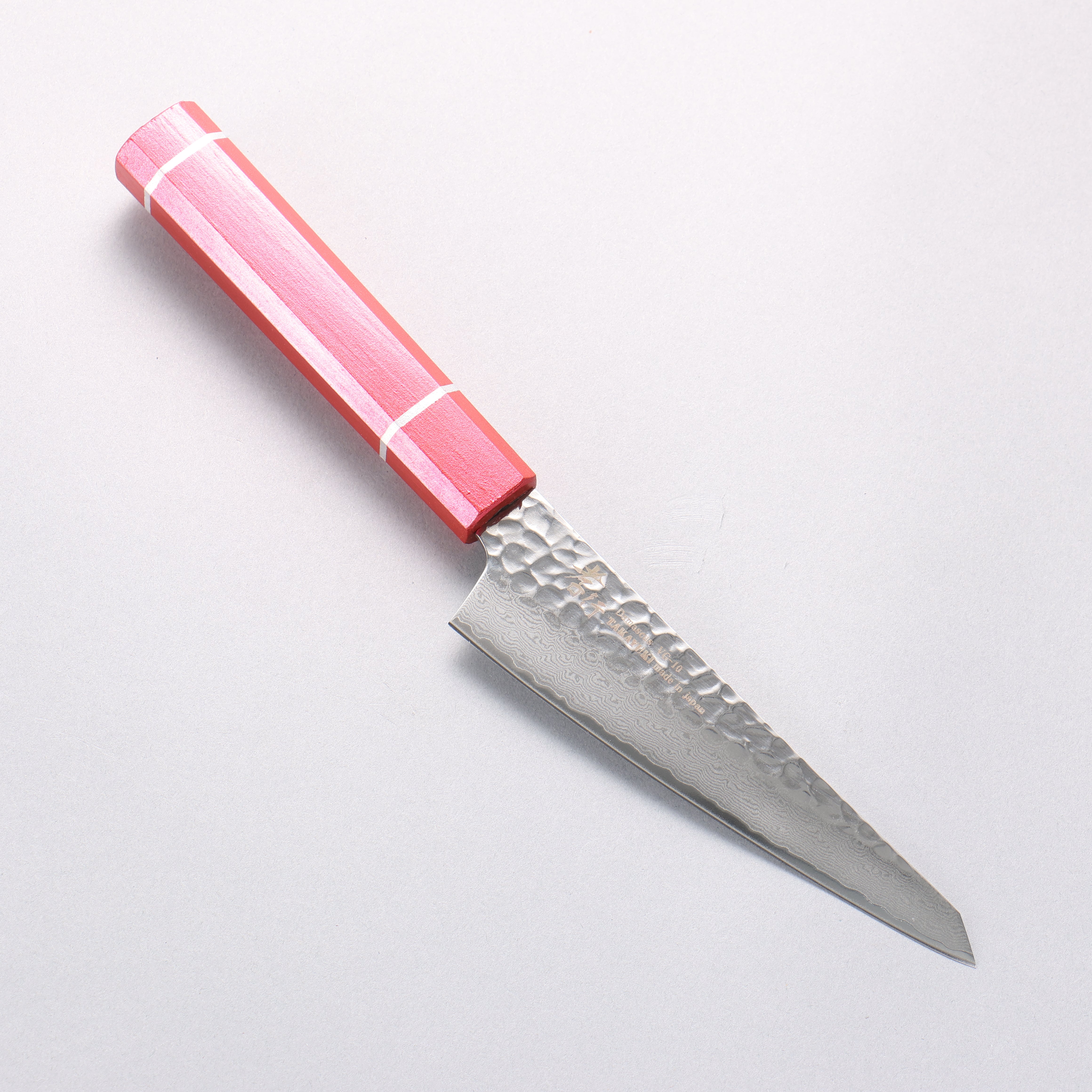 Sakai Takayuki VG10 33 Layer Damascus Sabaki 150mm Live oak Lacquered (Kouseki) Handle - Japanny - Best Japanese Knife