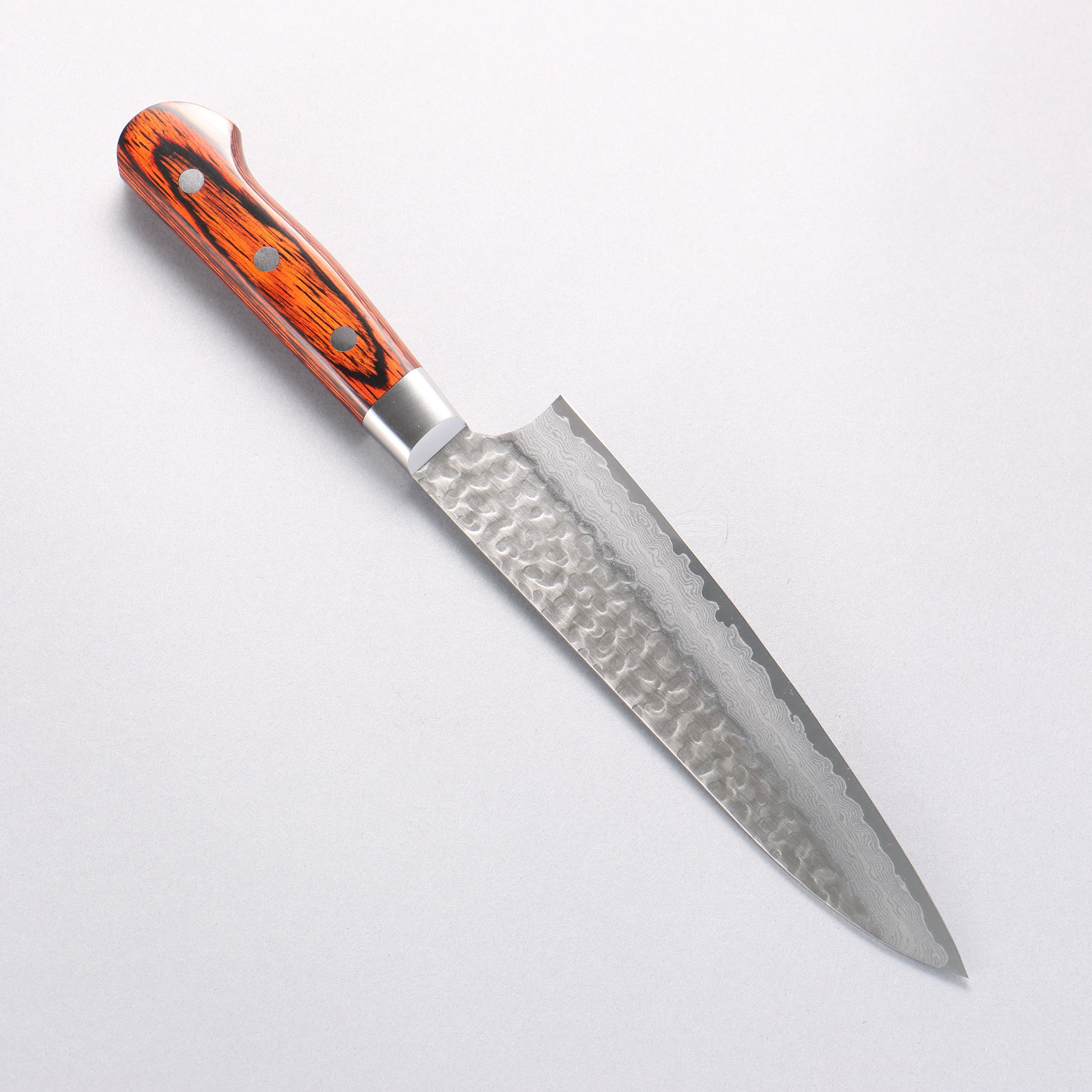 Sakai Takayuki VG10 33 Layer Damascus Gyuto 180mm Mahogany Pakka wood Handle - Japanny - Best Japanese Knife