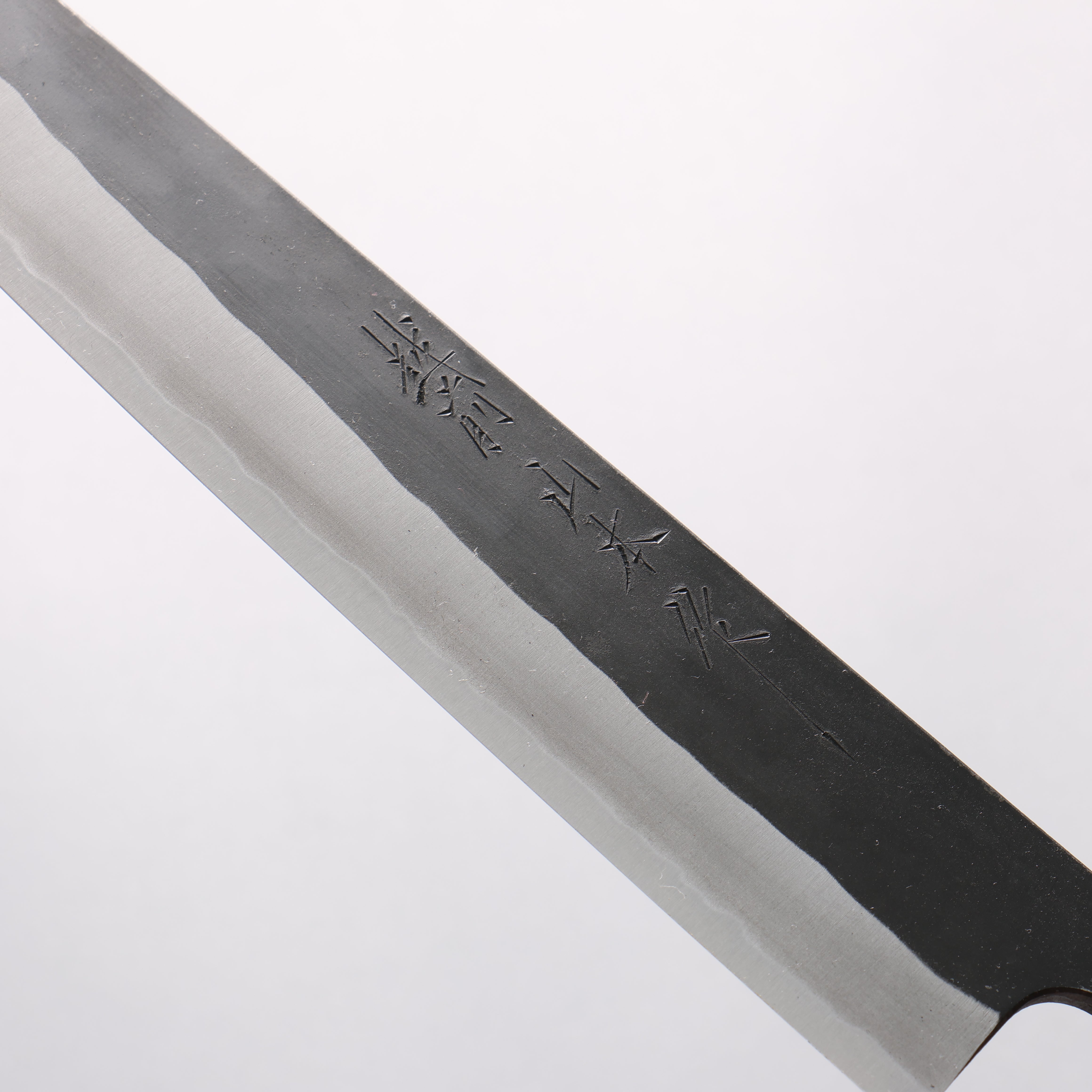 Nao Yamamoto White Steel No.2 Black Finished Sujihiki 270mm Walnut Handle - Japanny - Best Japanese Knife