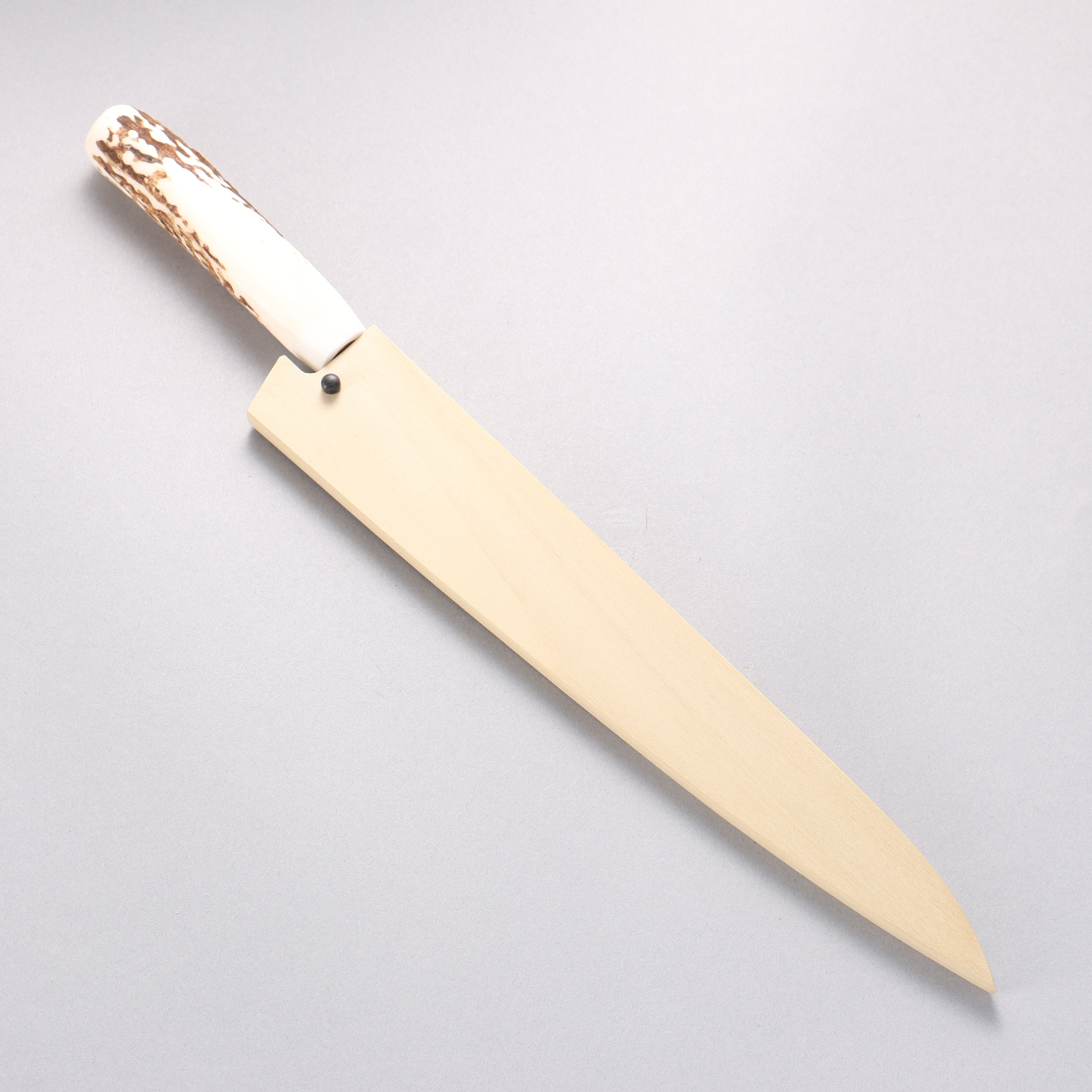 Sakai Takayuki VG10 33 Layer Damascus Sujihiki 240mm Cow Bone Handle with Sheath - Japanny - Best Japanese Knife