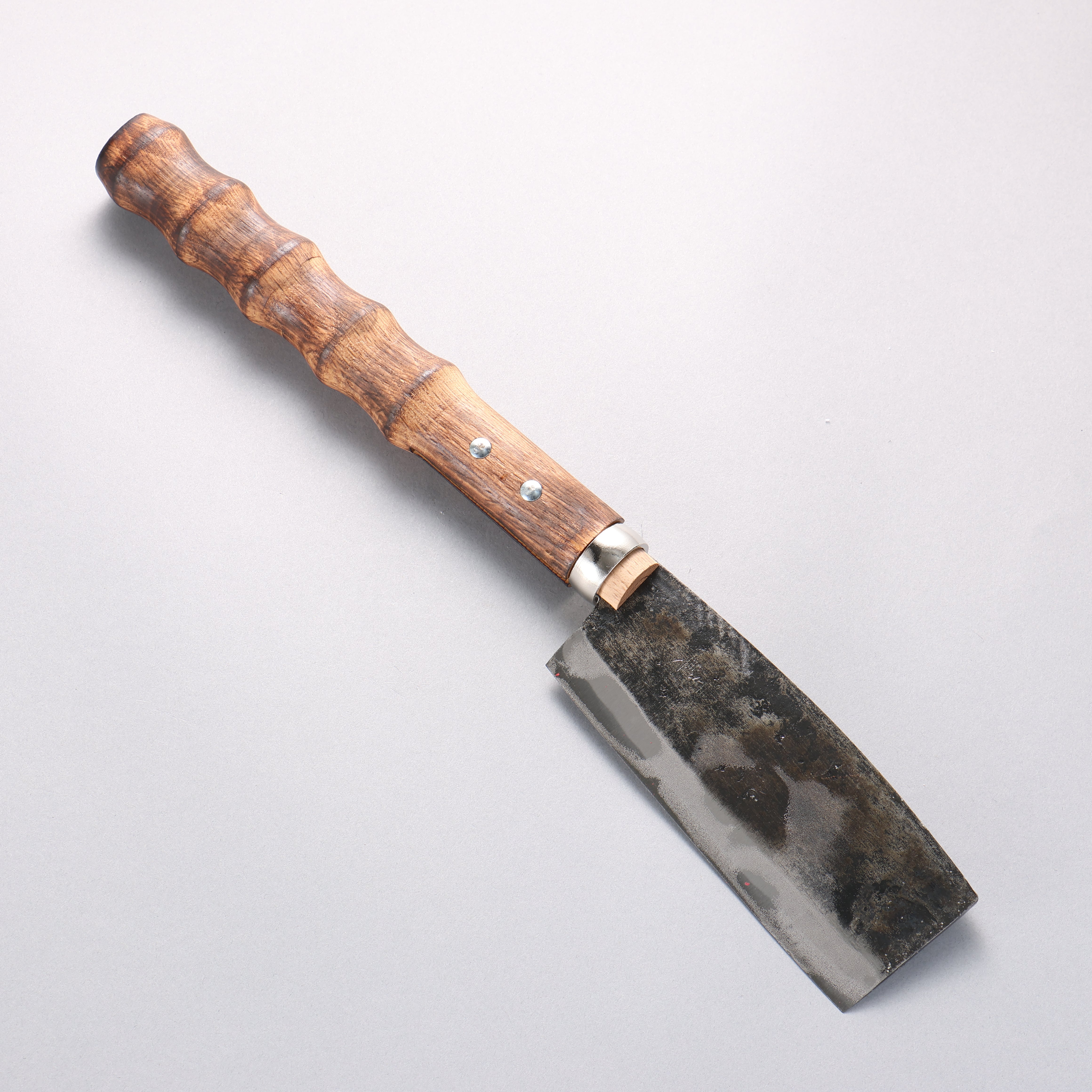 Sakai Takayuki Carbon steel Black Finished Machete (Without guard) Natural wood Handle 150mm - Japanny - Best Japanese Knife