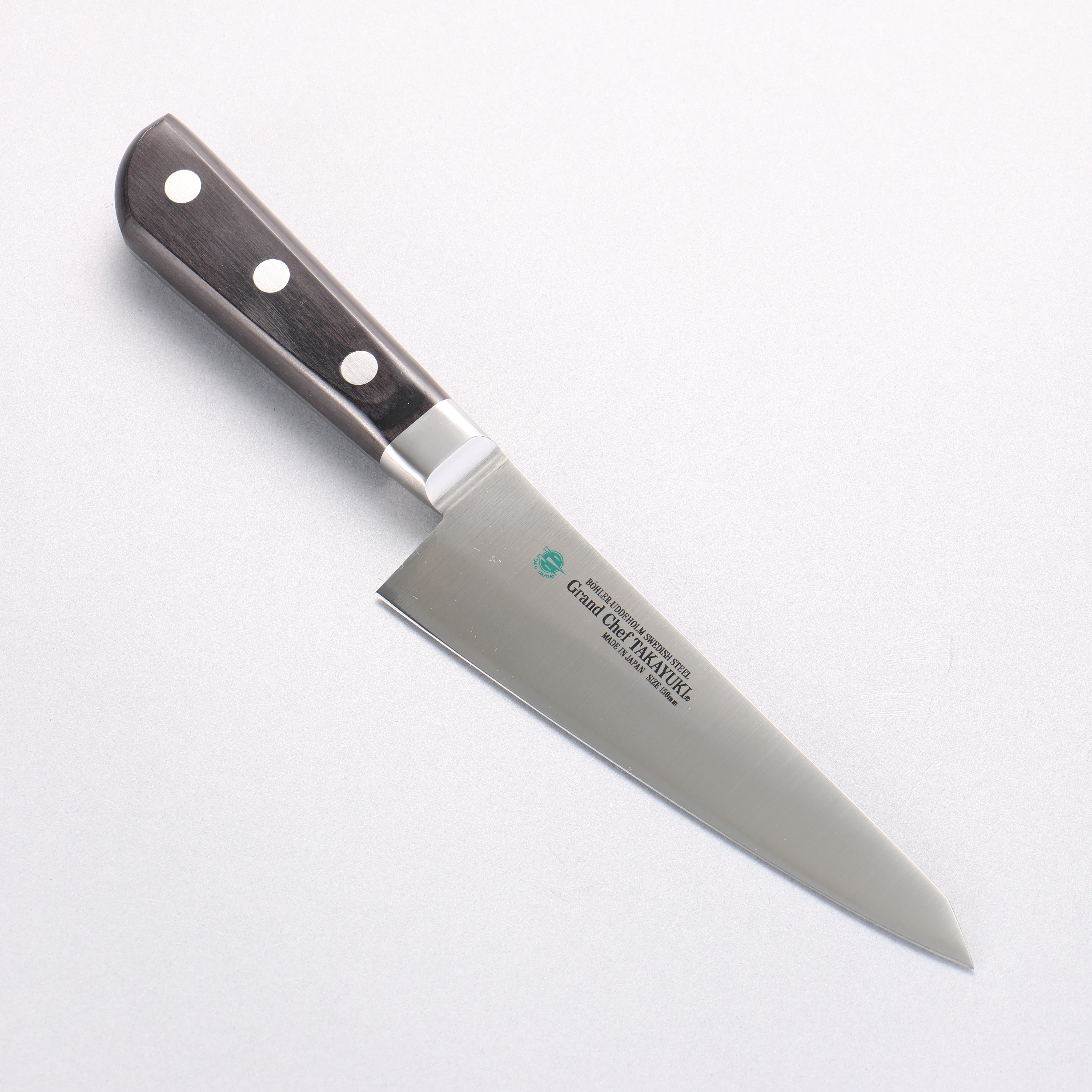 Sakai Takayuki Grand Chef Swedish Steel-stn Honesuki Boning 150mm - Japanny - Best Japanese Knife