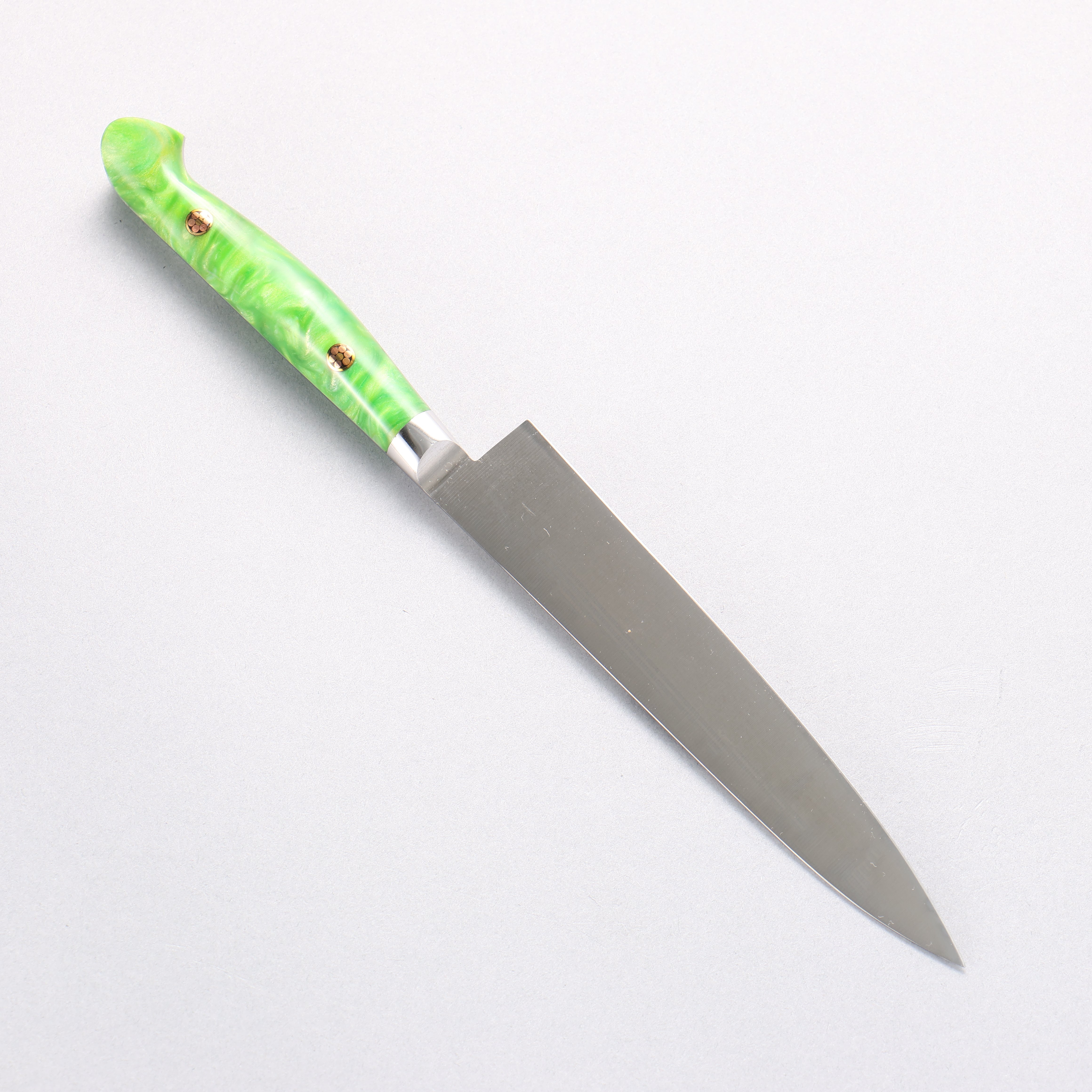 Sakai Takayuki Grand Chef SP Uddeholm Swedish stain-resistant steel Petty-Utility Salmon 150mm SP Type III (Jungle) Handle - Japanny - Best Japanese Knife