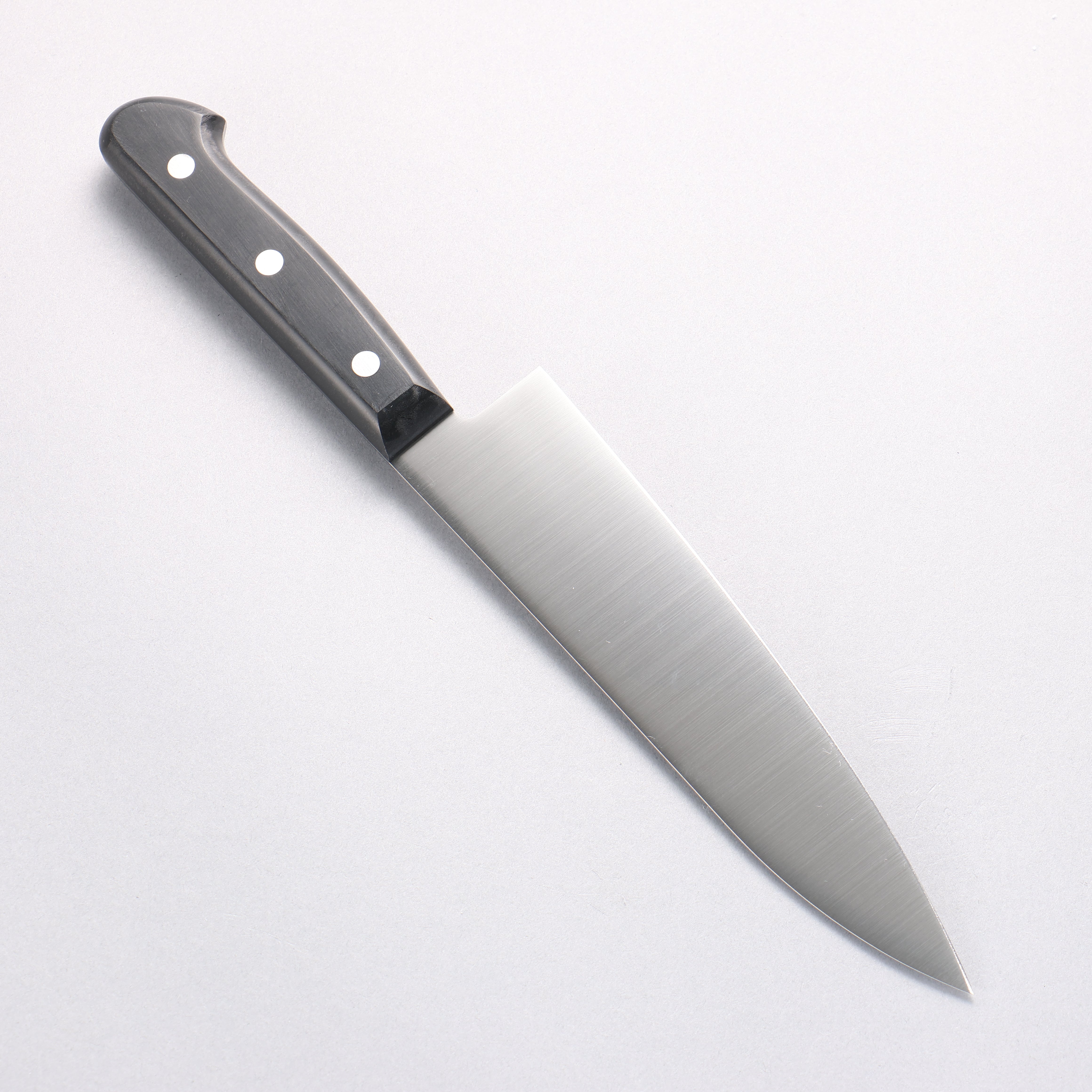 Sakai Takayuki Molybdenum Migaki Finished Gyuto 180mm Black PC(Plastic) Handle - Japanny - Best Japanese Knife
