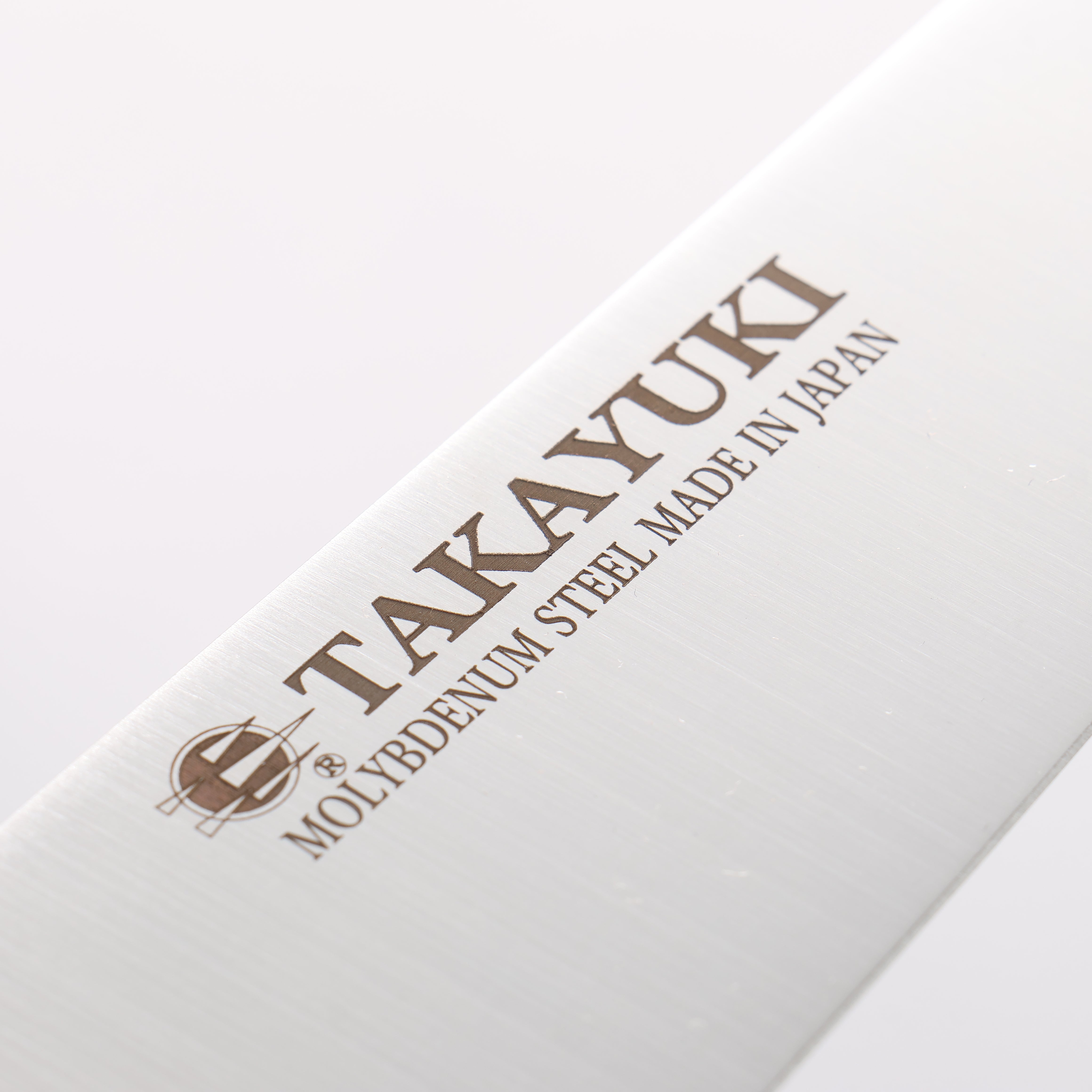 Sakai Takayuki Molybdenum Migaki Finished Gyuto 180mm Black PC(Plastic) Handle - Japanny - Best Japanese Knife