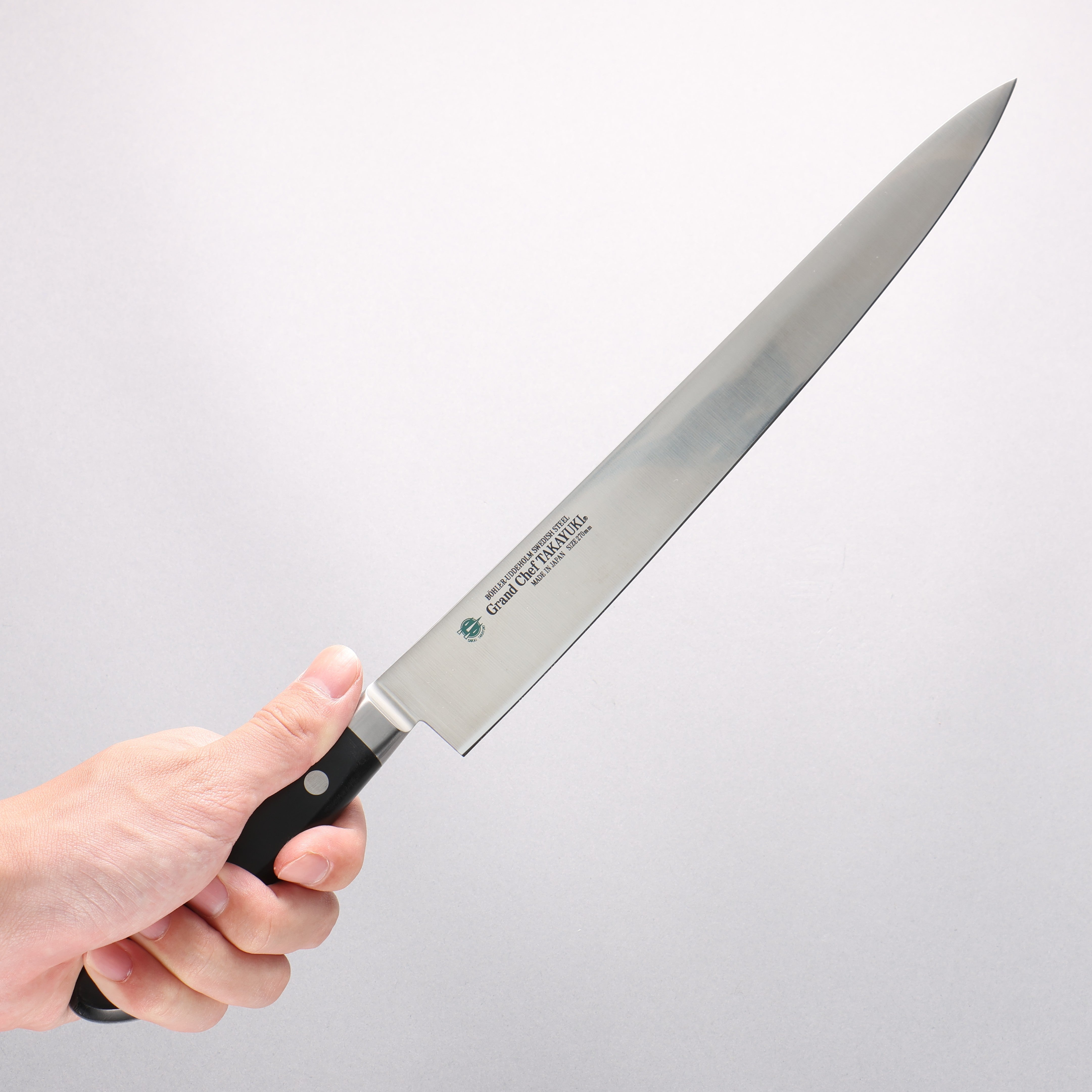 Sakai Takayuki Grand Chef Swedish Steel-stn Sujihiki 270mm - Japanny - Best Japanese Knife