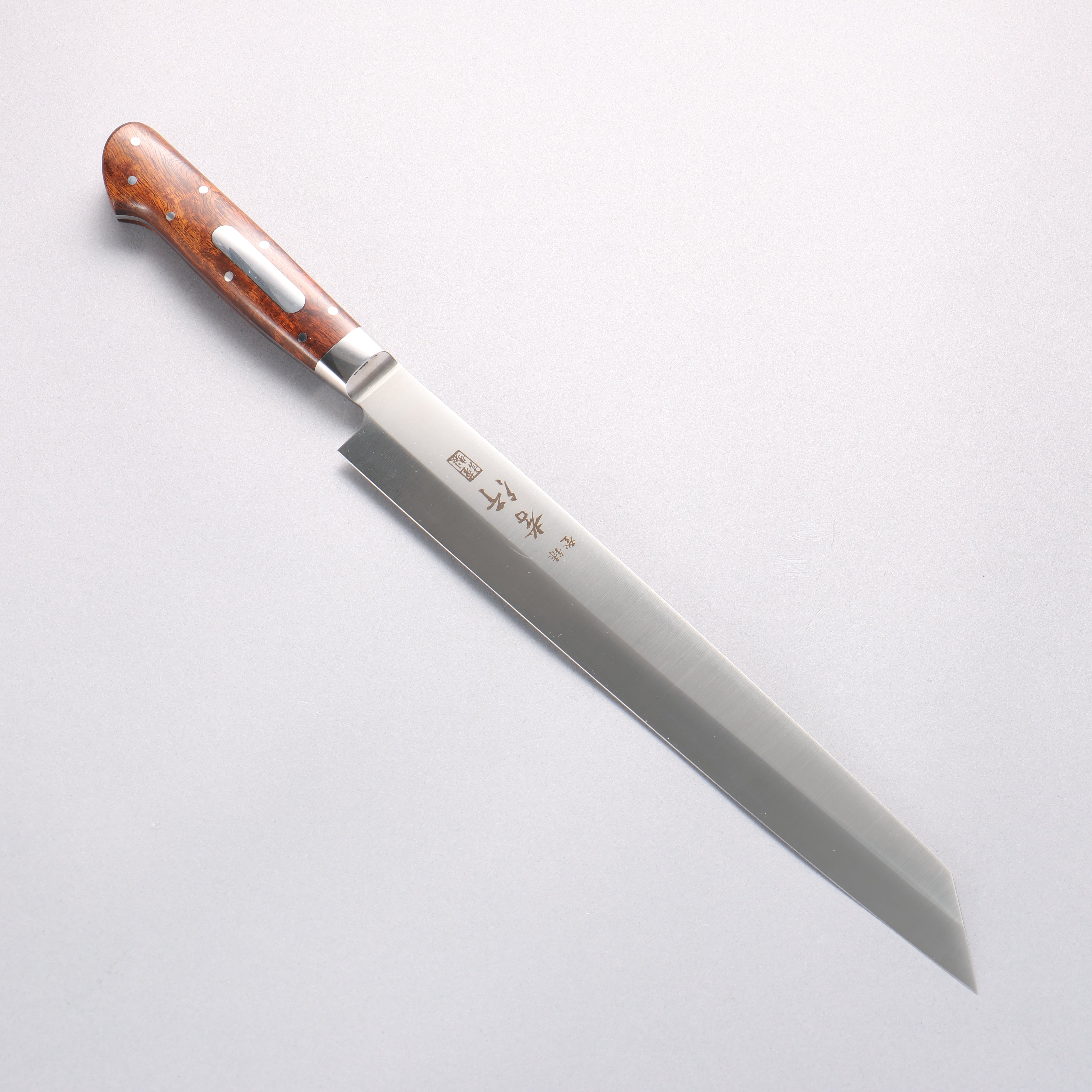 Sakai Takayuki Grand Chef Swedish Steel-stn Kiritsuke Yanagiba 260mm Desert Ironwood(Sugihara model) Handle with Sheath - Japanny - Best Japanese Knife