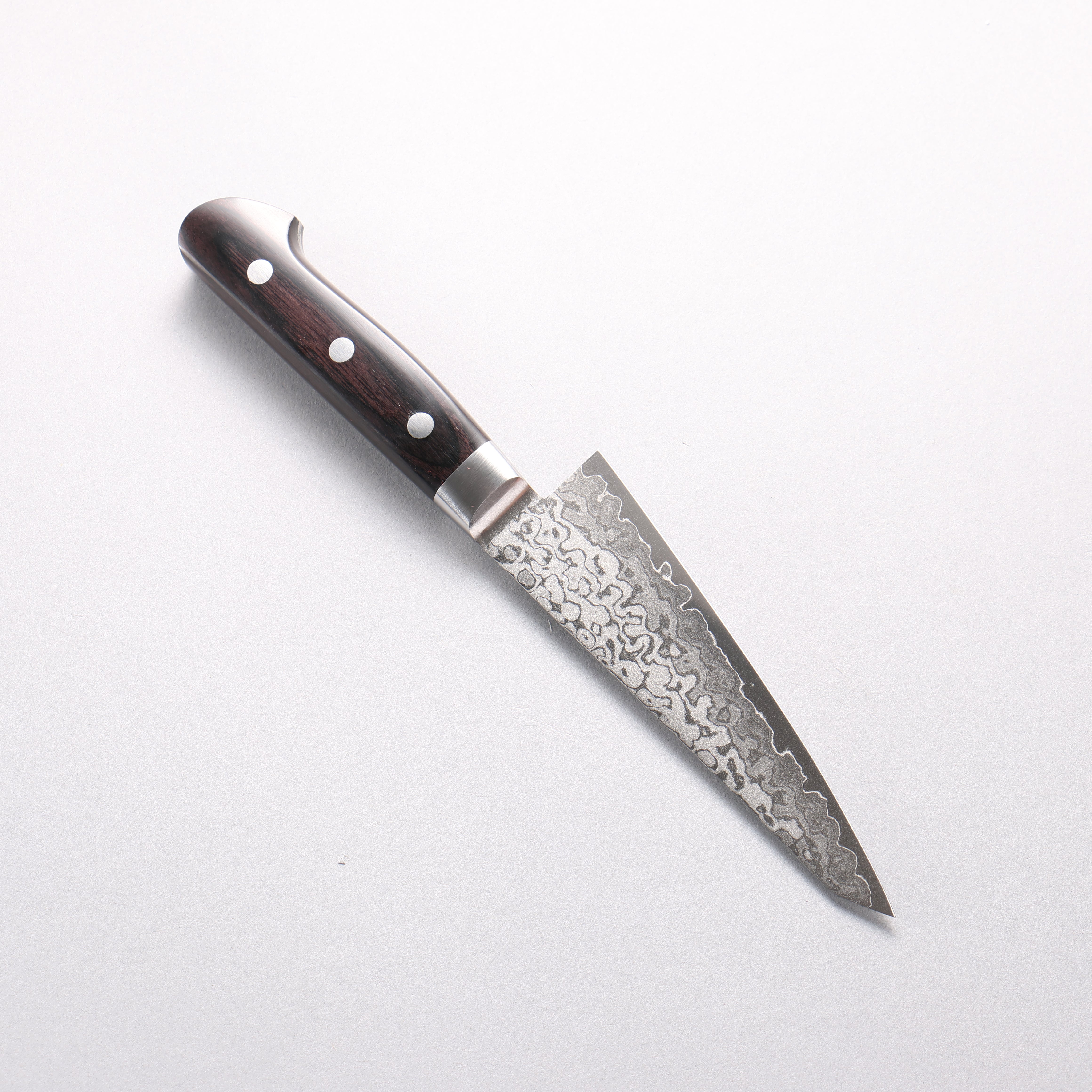 Seisuke VG10 8 Layer Damascus Migaki Finished Honesuki Boning 150mm Black Pakka wood Handle - Japanny - Best Japanese Knife