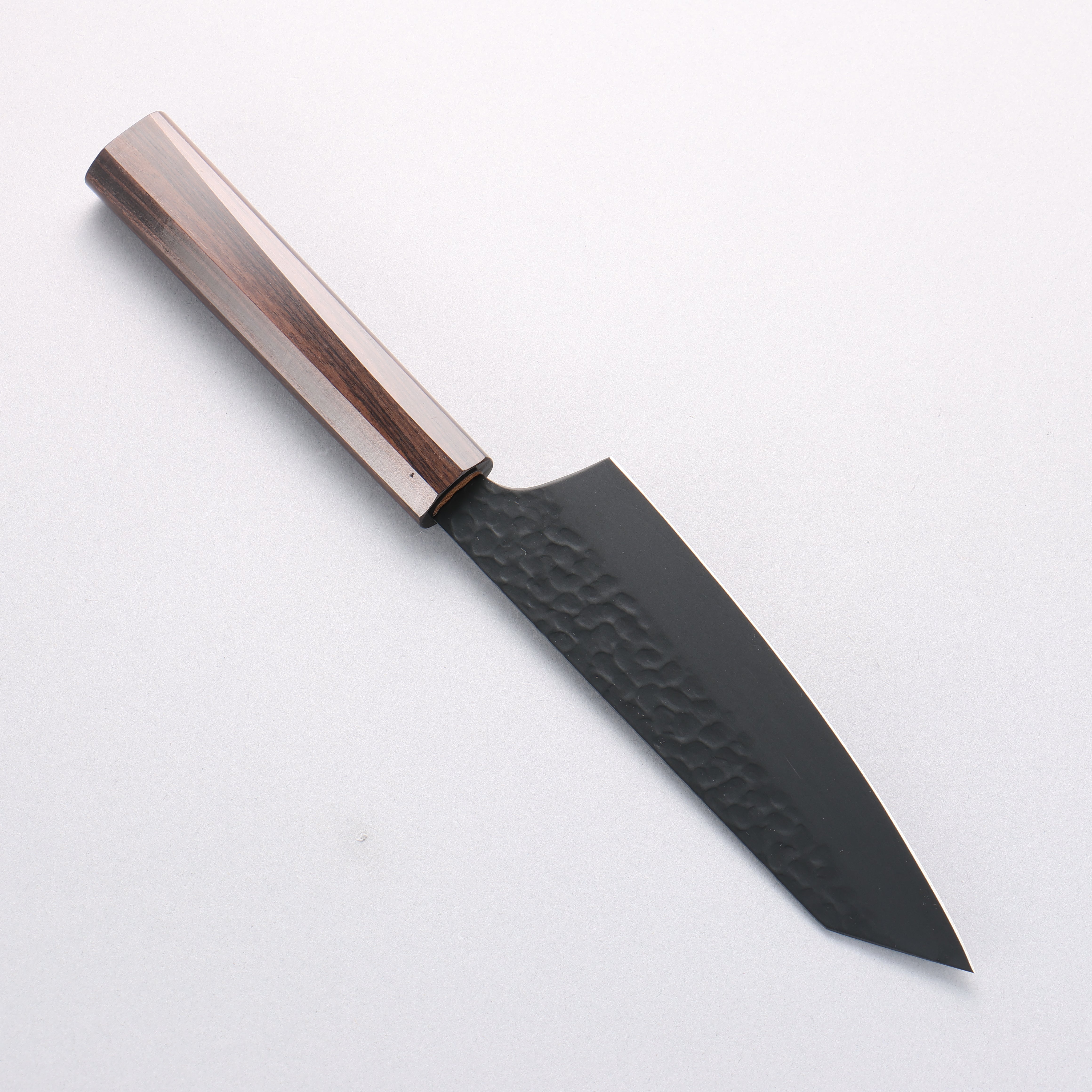 Sakai Takayuki Kurokage VG10 Kiritsuke Santoku 160mm Ebony(6 sided teardrop) Handle - Japanny - Best Japanese Knife