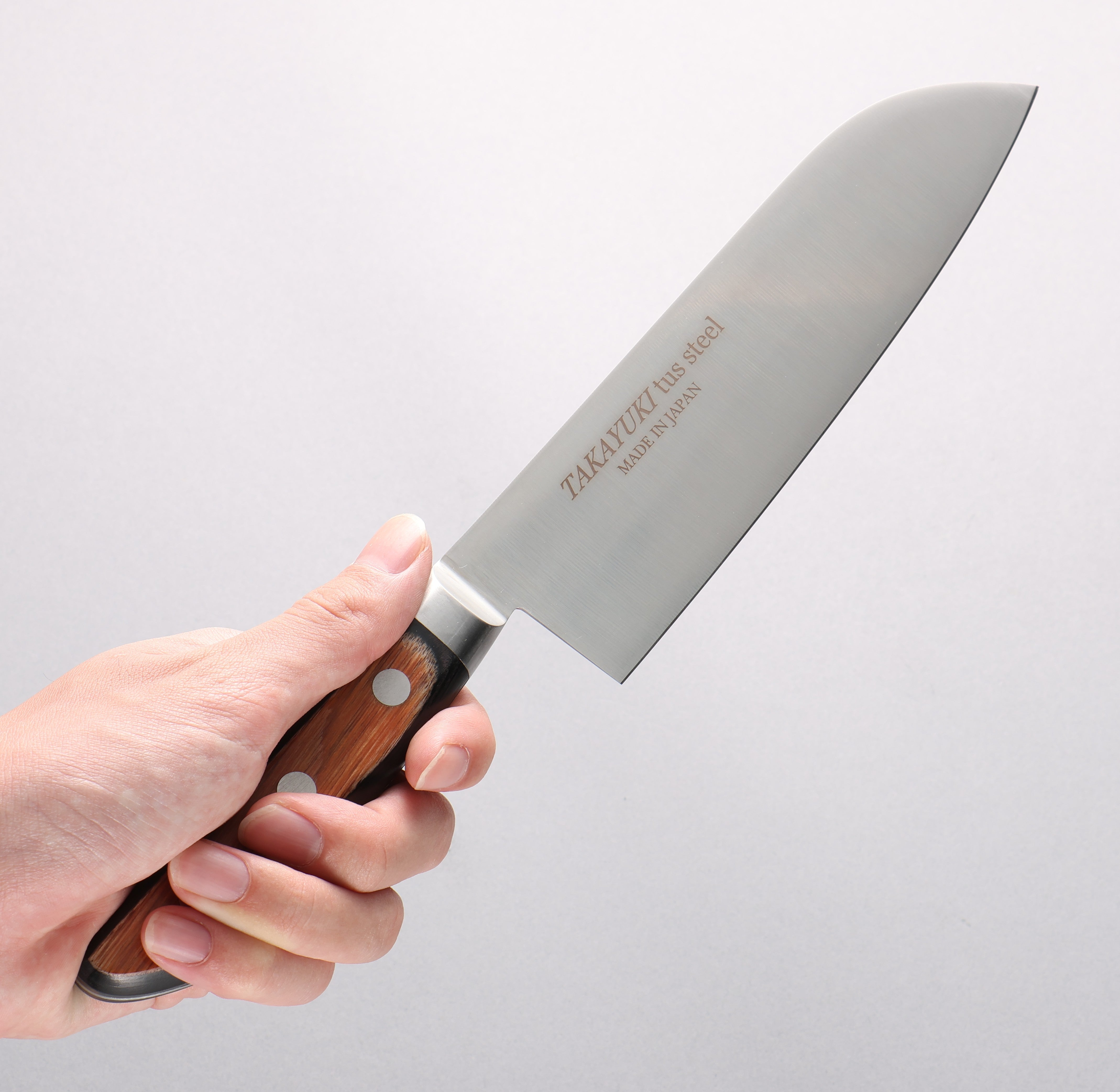 Sakai Takayuki TUS Stainless Steel Santoku 180mm - Japanny - Best Japanese Knife