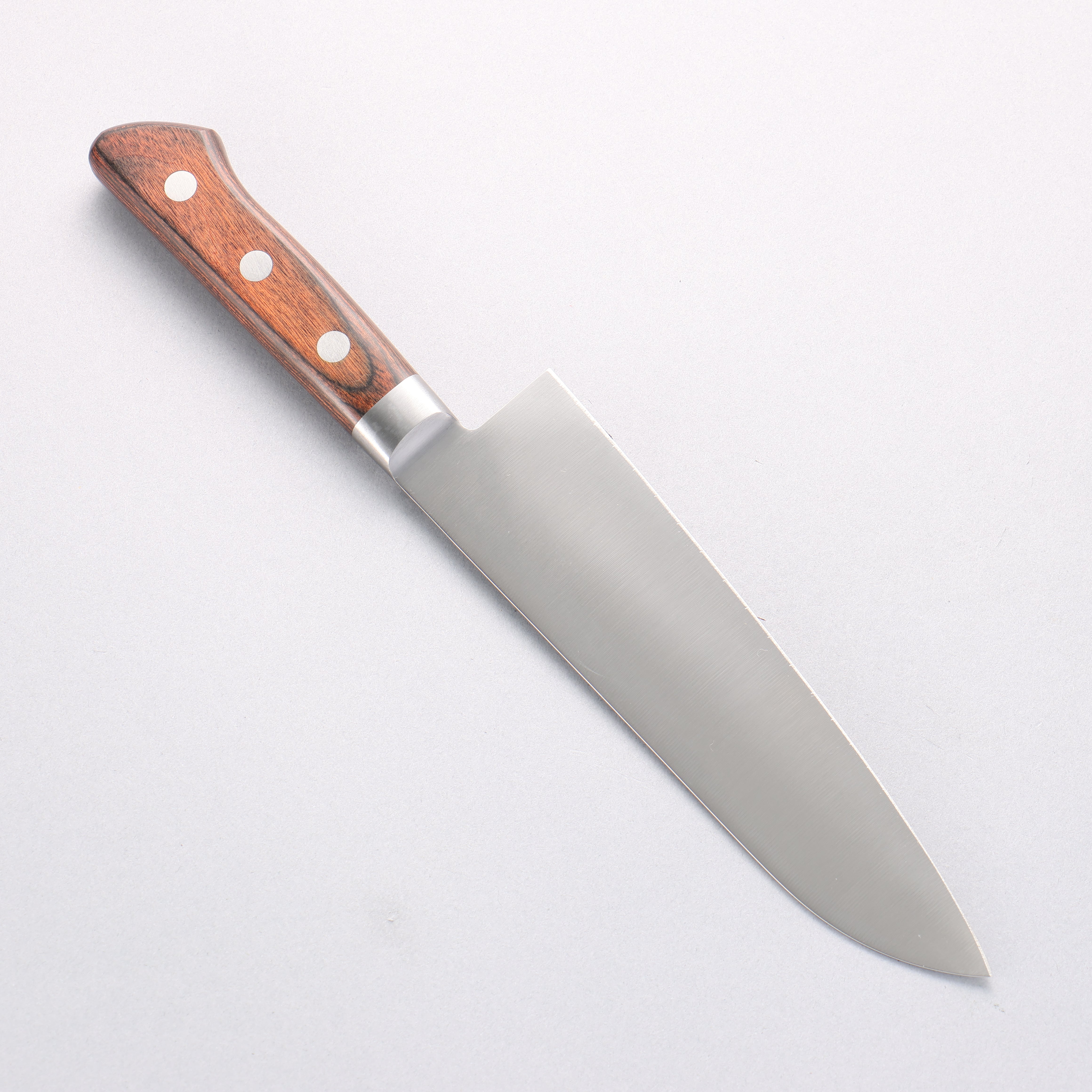 Sakai Takayuki Blue Steel No.2 Honyaki Santoku 180mm - Japanny - Best Japanese Knife