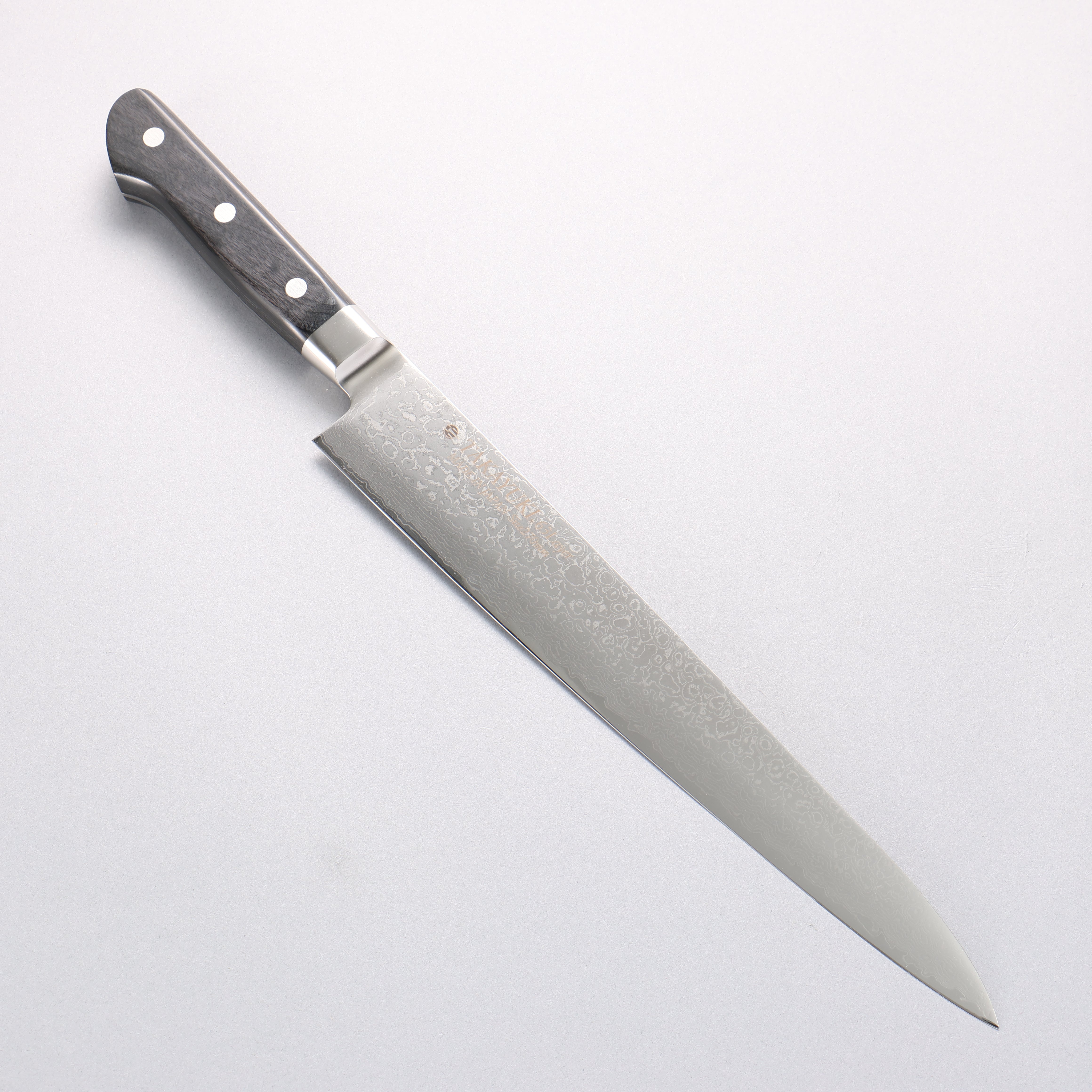 Sakai Takayuki Molybdenum 63 Layer Damascus Sujihiki 270mm - Japanny - Best Japanese Knife