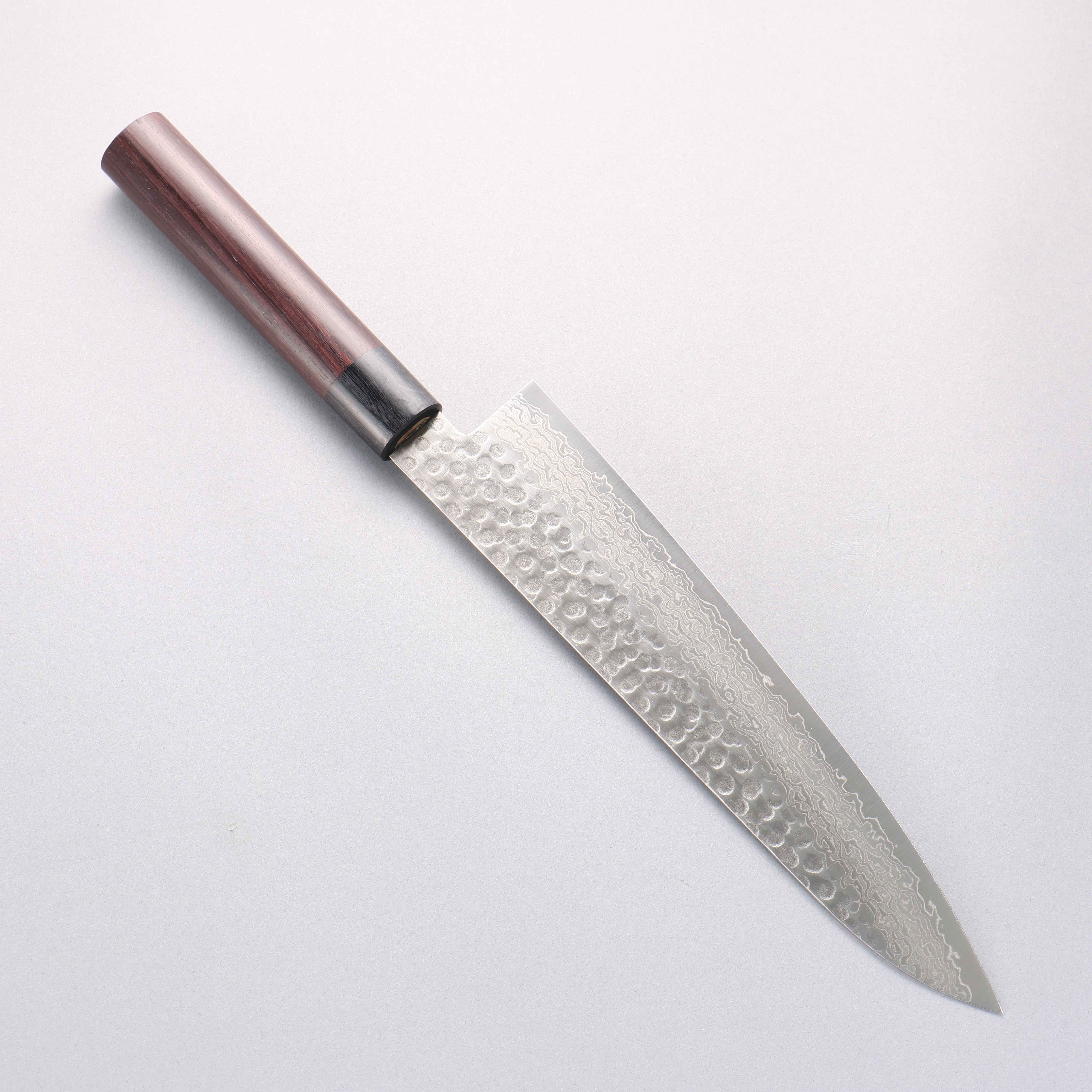 Sakai Takayuki AUS10 45 Layer Damascus Gyuto 240mm Shitan Handle - Japanny - Best Japanese Knife