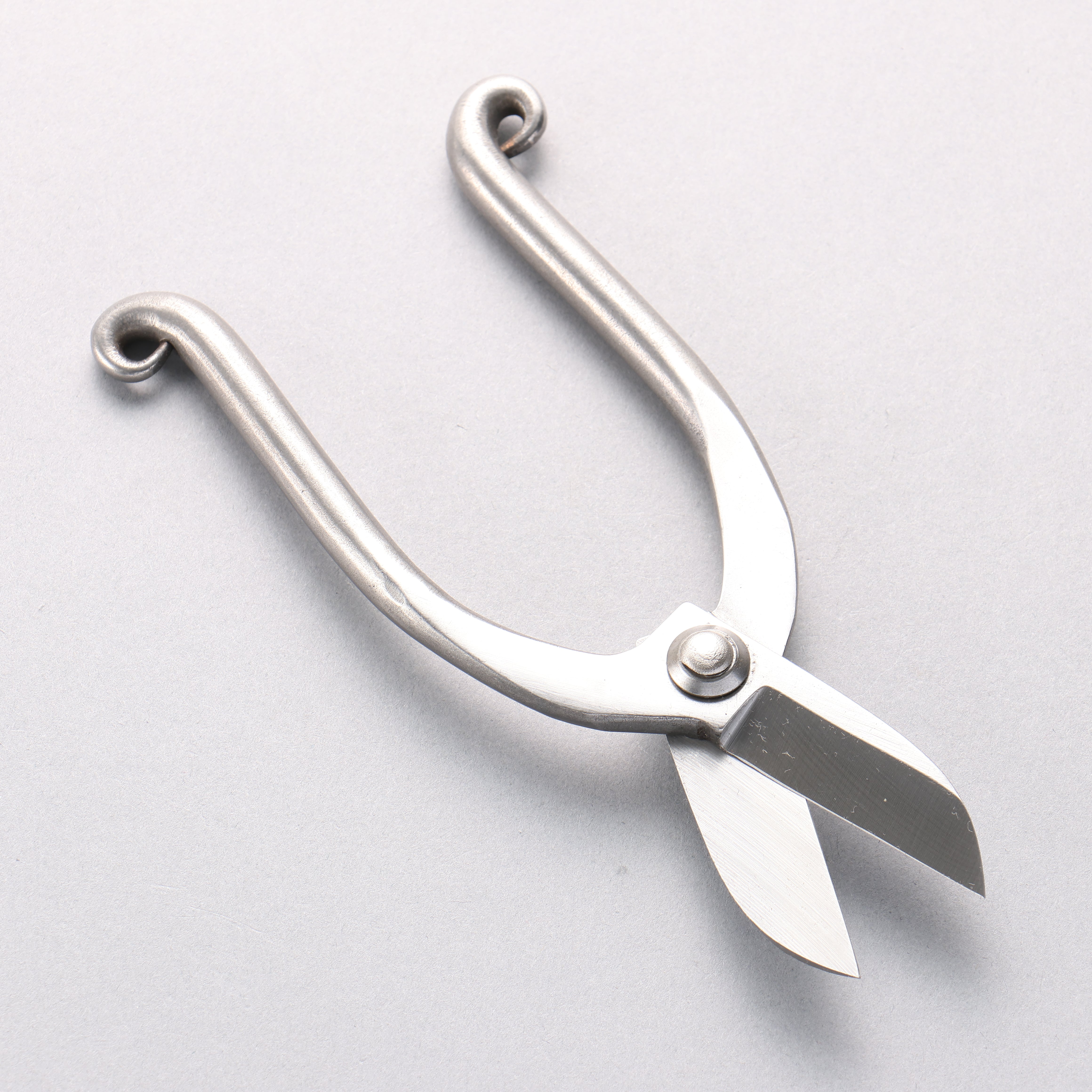 Sakai Takayuki Stainless Flower scissors 165mm - Japanny - Best Japanese Knife