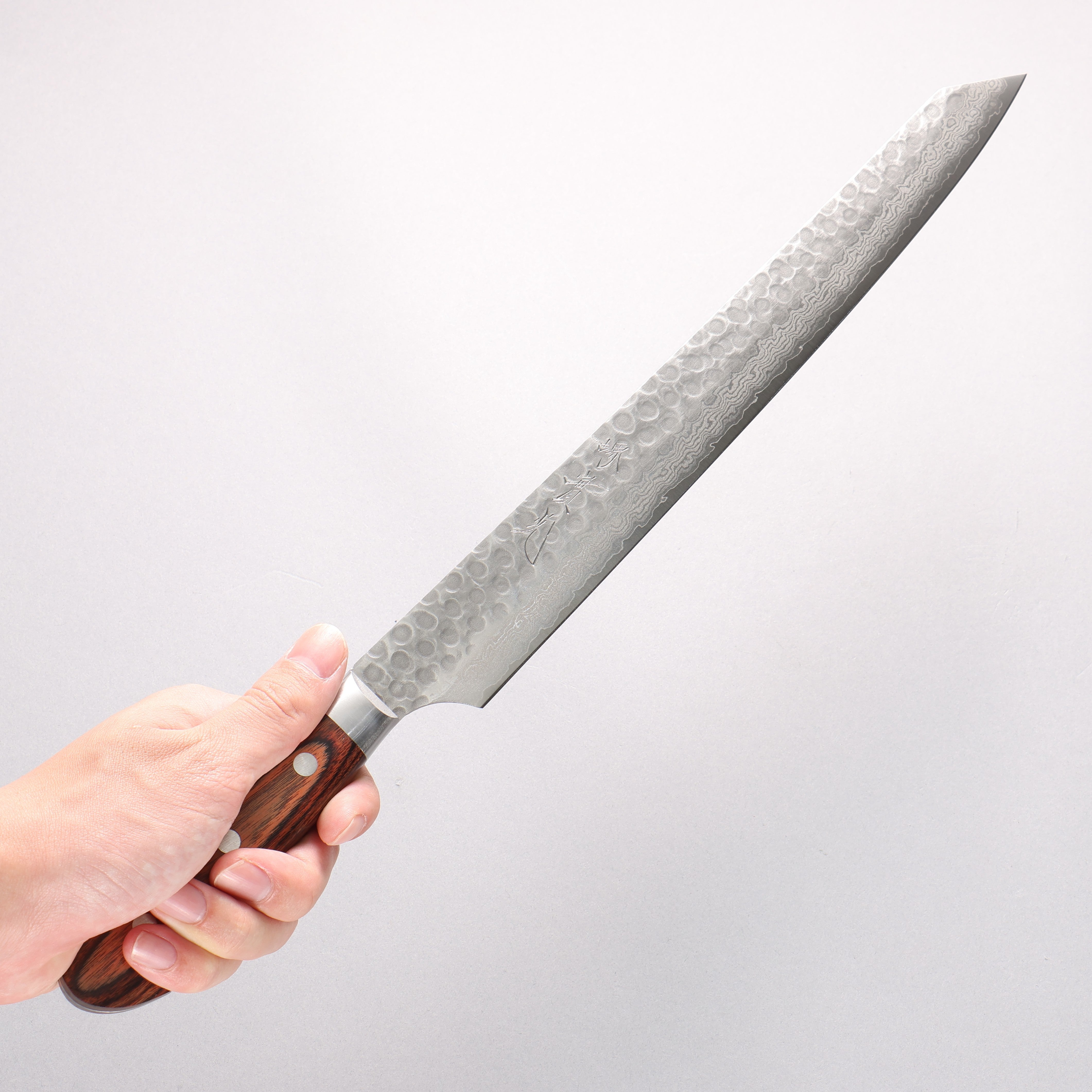 Jikko VG10 17 Layer Kiritsuke Yanagiba 300mm Mahogany Handle - Japanny - Best Japanese Knife