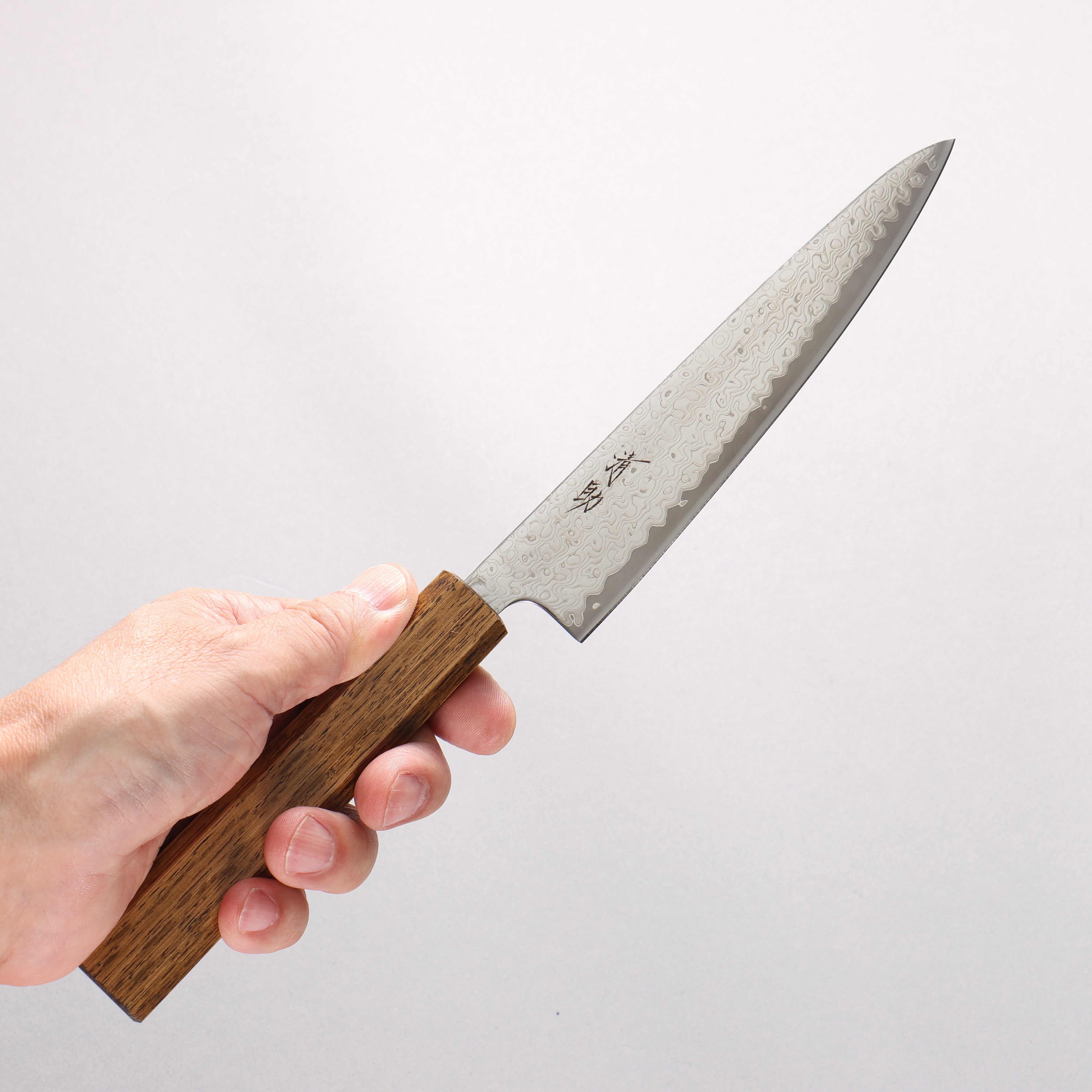 Seisuke VG10 Migaki Finished Petty-Utility 150mm Oak Handle - Japanny - Best Japanese Knife
