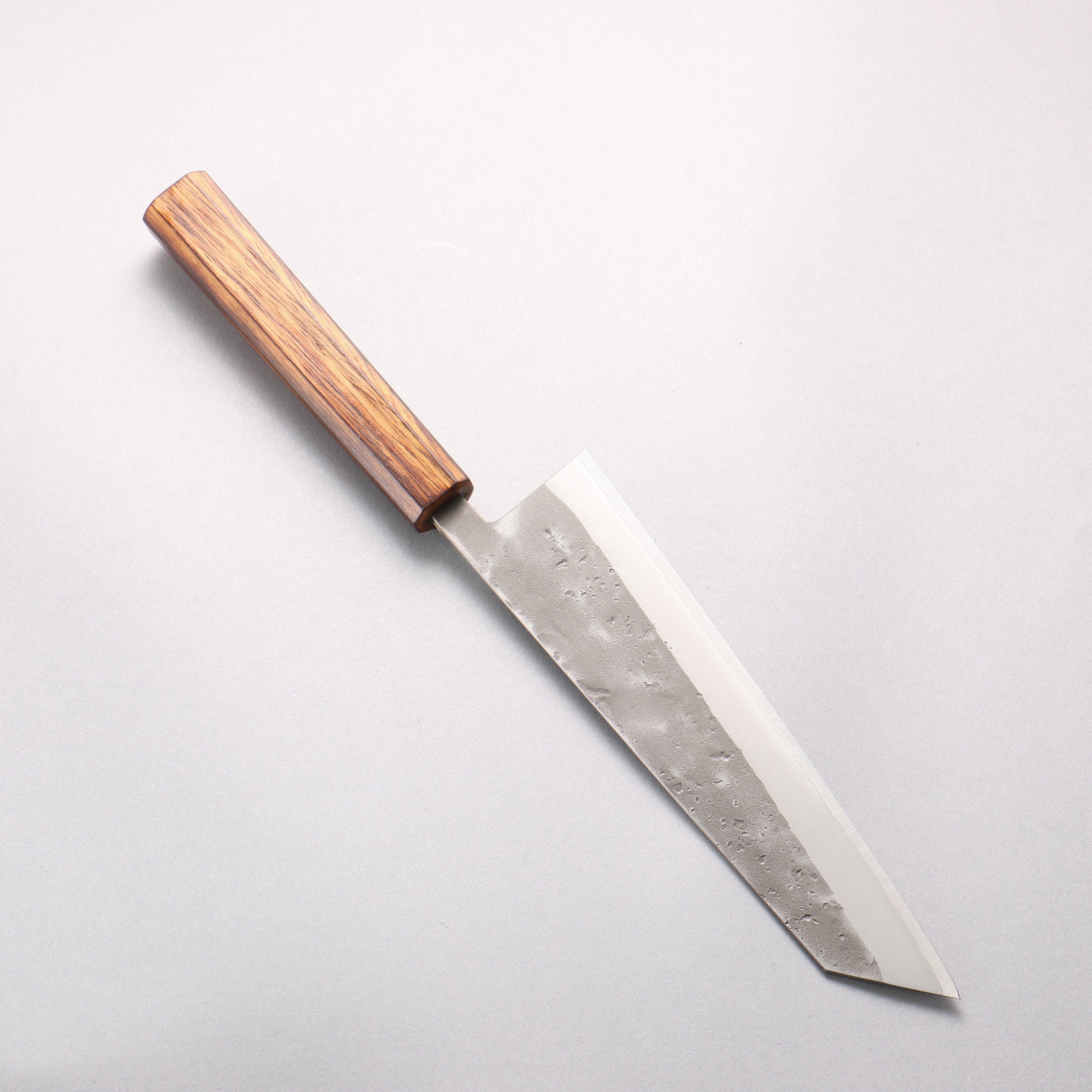 Oul SLD Nashiji Kiritsuke Gyuto 200mm Oak (Baikoku / Soot Black) Handle - Japanny - Best Japanese Knife