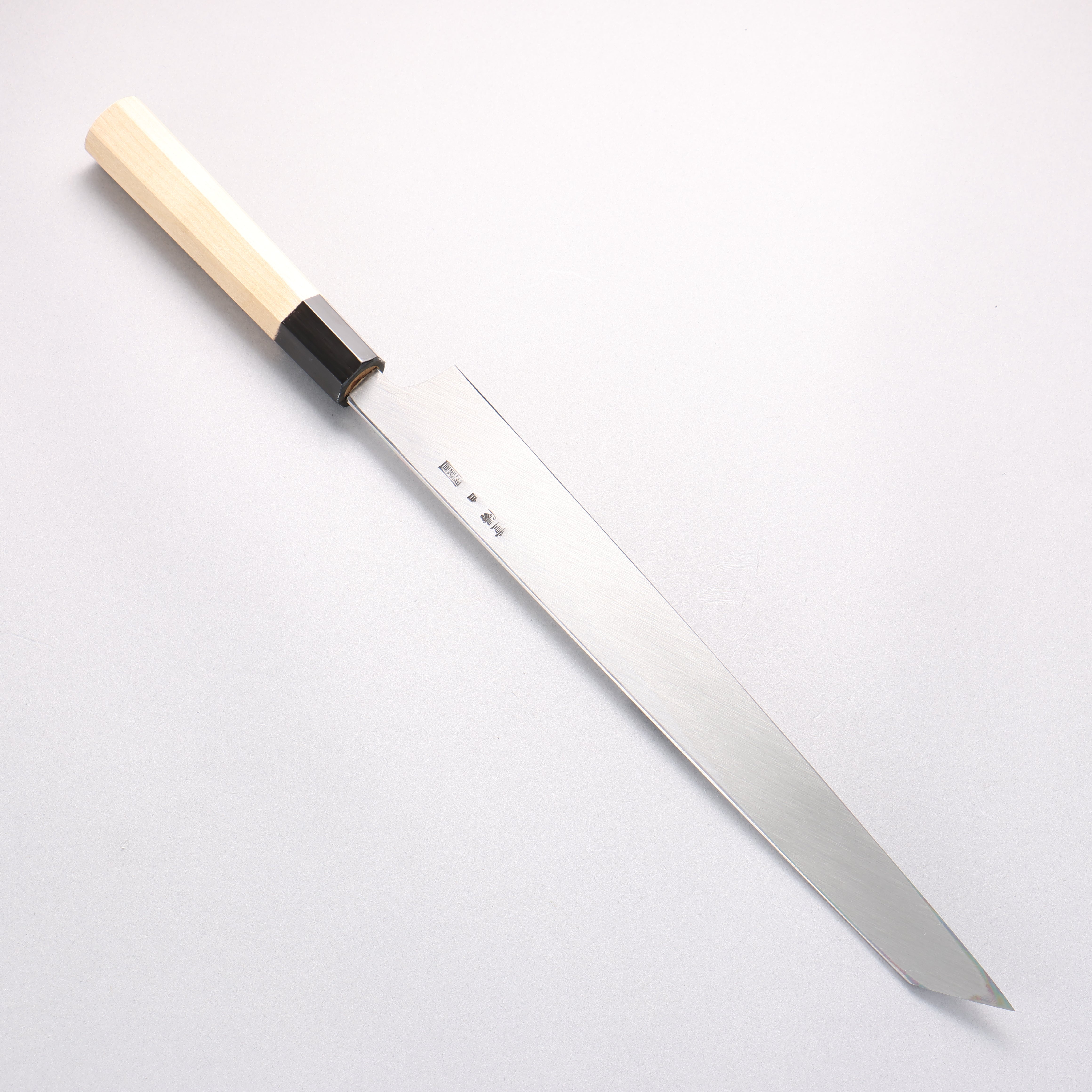 Choyo White Steel Mirrored Finish Kengata Yanagiba 300mm Magnolia Handle - Japanny - Best Japanese Knife