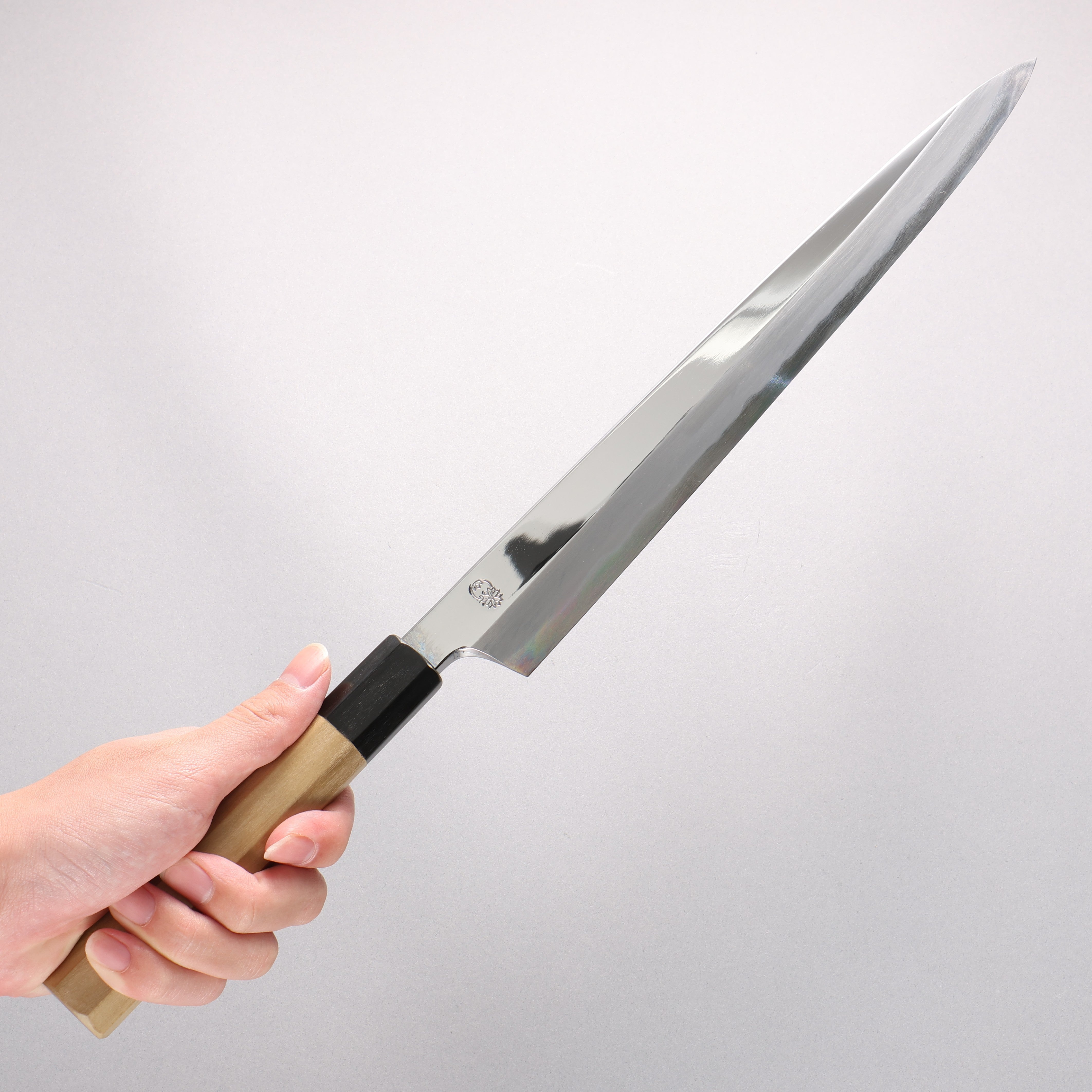 Choyo White Steel Mirrored Finish Yanagiba 300mm - Japanny - Best Japanese Knife