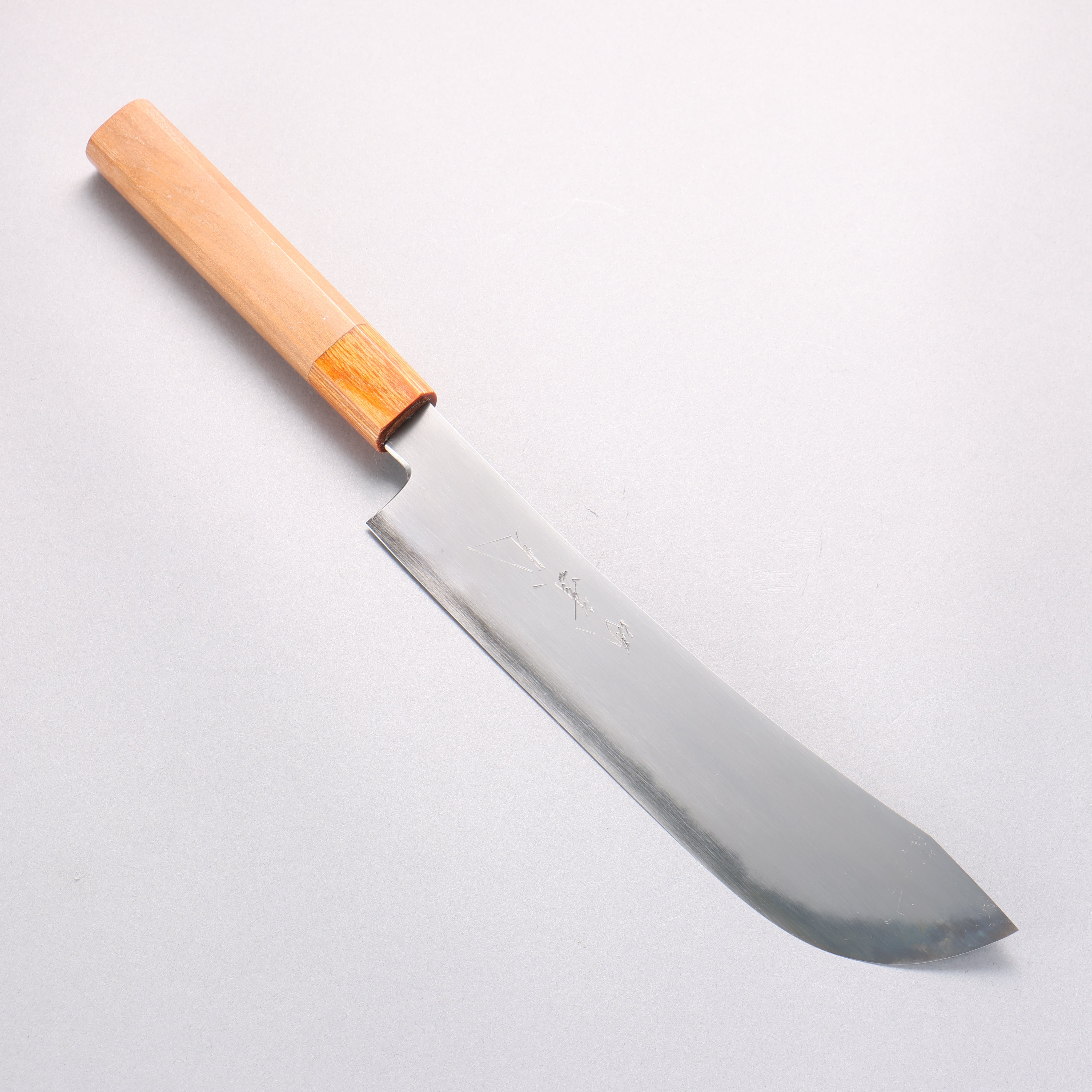 Jikko Kujira White Steel Gyuto 210mm Cherry Tree Handle - Japanny - Best Japanese Knife