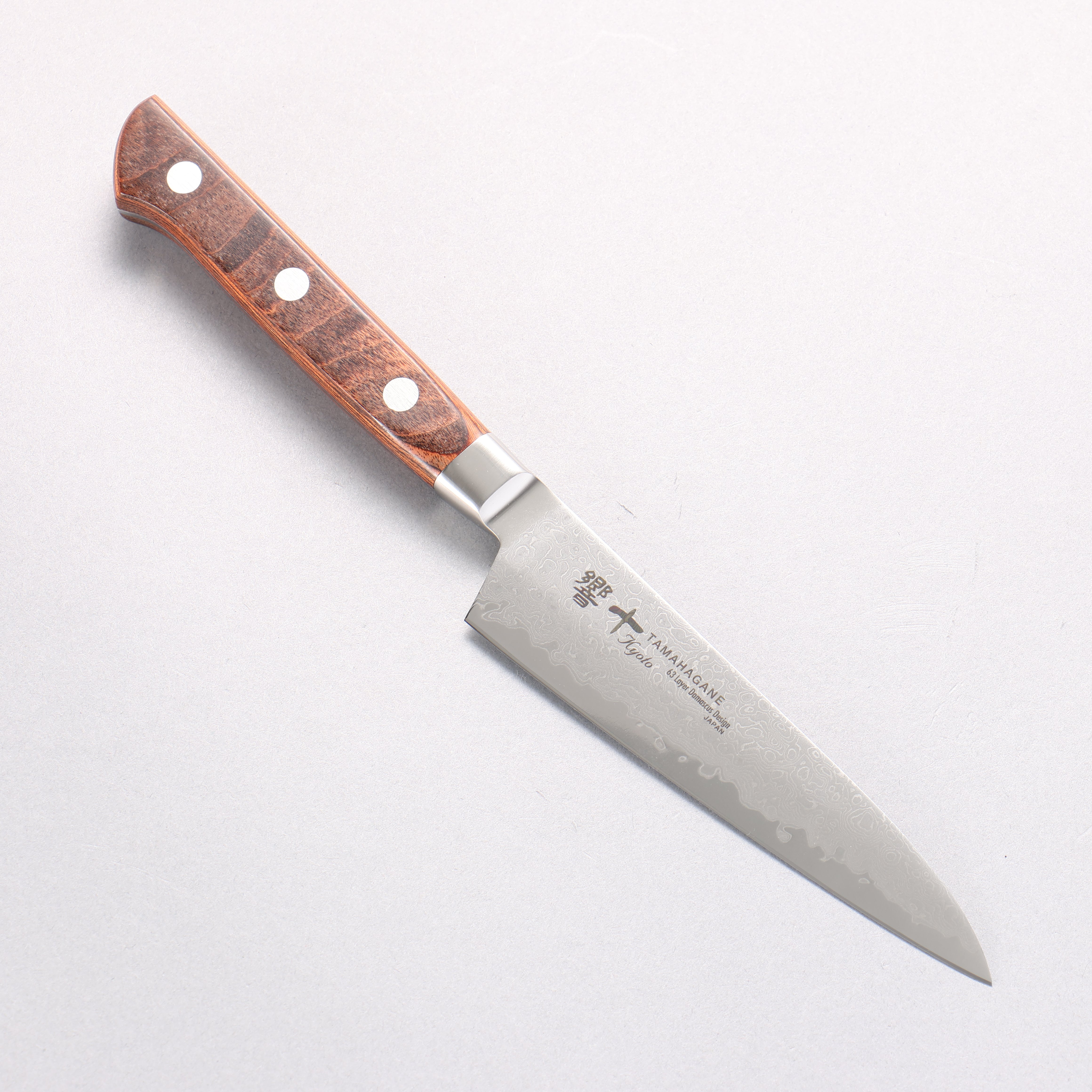 Tamahagane Kyoto 63 Layer Damascus Petty-Utility 120mm KP-1108 - Japanny - Best Japanese Knife