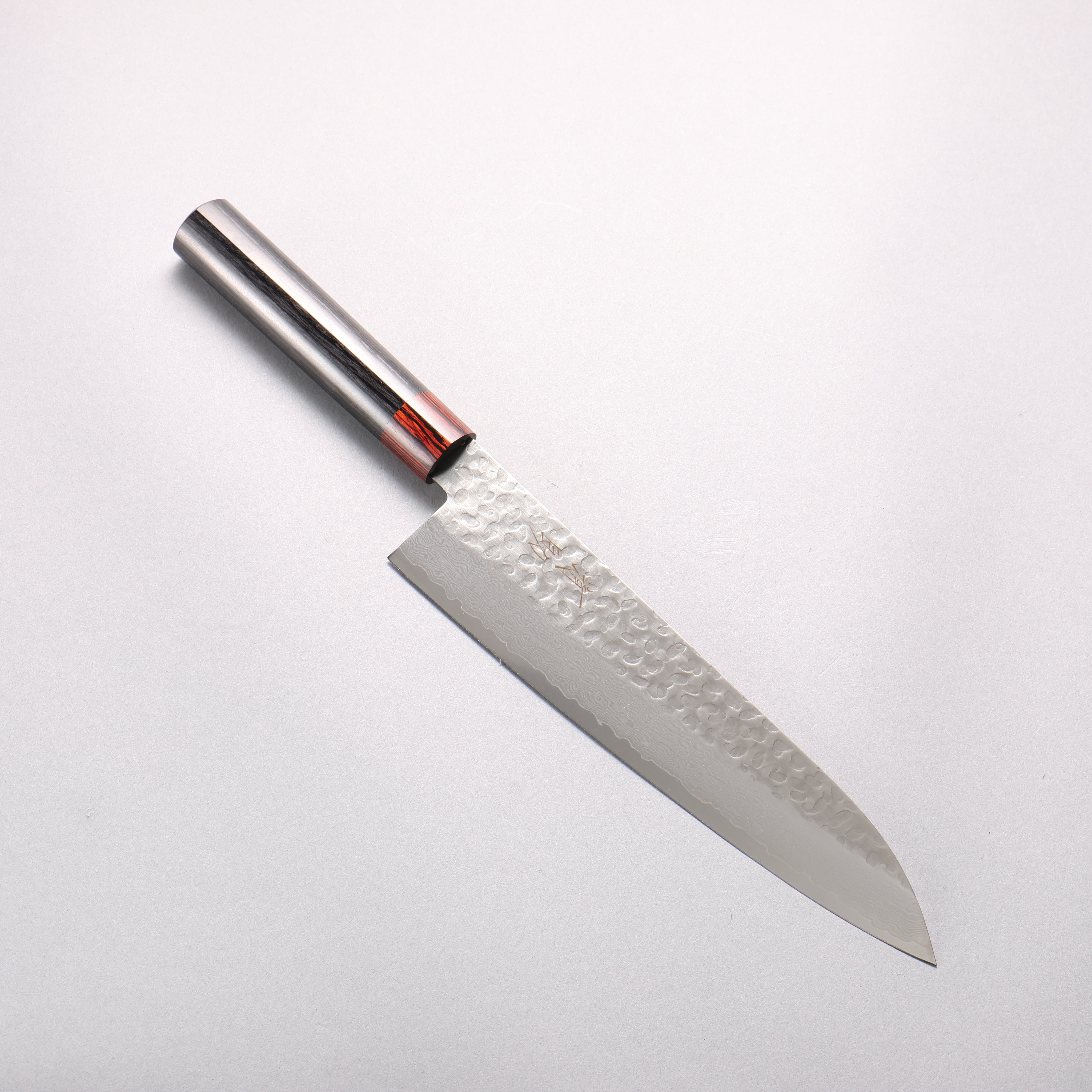 Seisuke VG10 33 Layer Hammered Damascus Gyuto 210mm Black Pakka wood Handle - Japanny - Best Japanese Knife