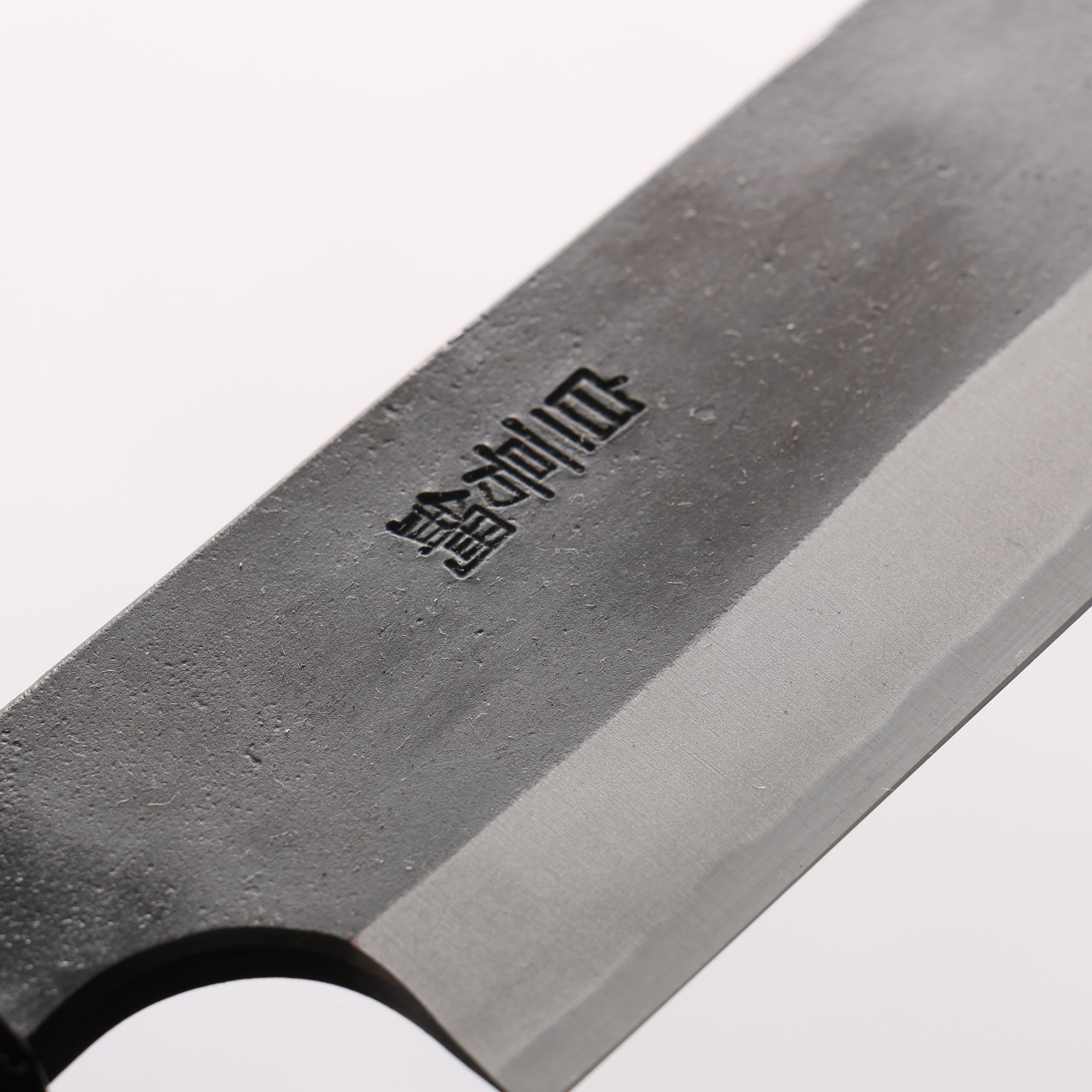 Nao Yamamoto White Steel No.1 Kurouchi Sujihiki 330mm Rosewood (Ferrule: Black Pakka Wood) Handle - Japanny - Best Japanese Knife