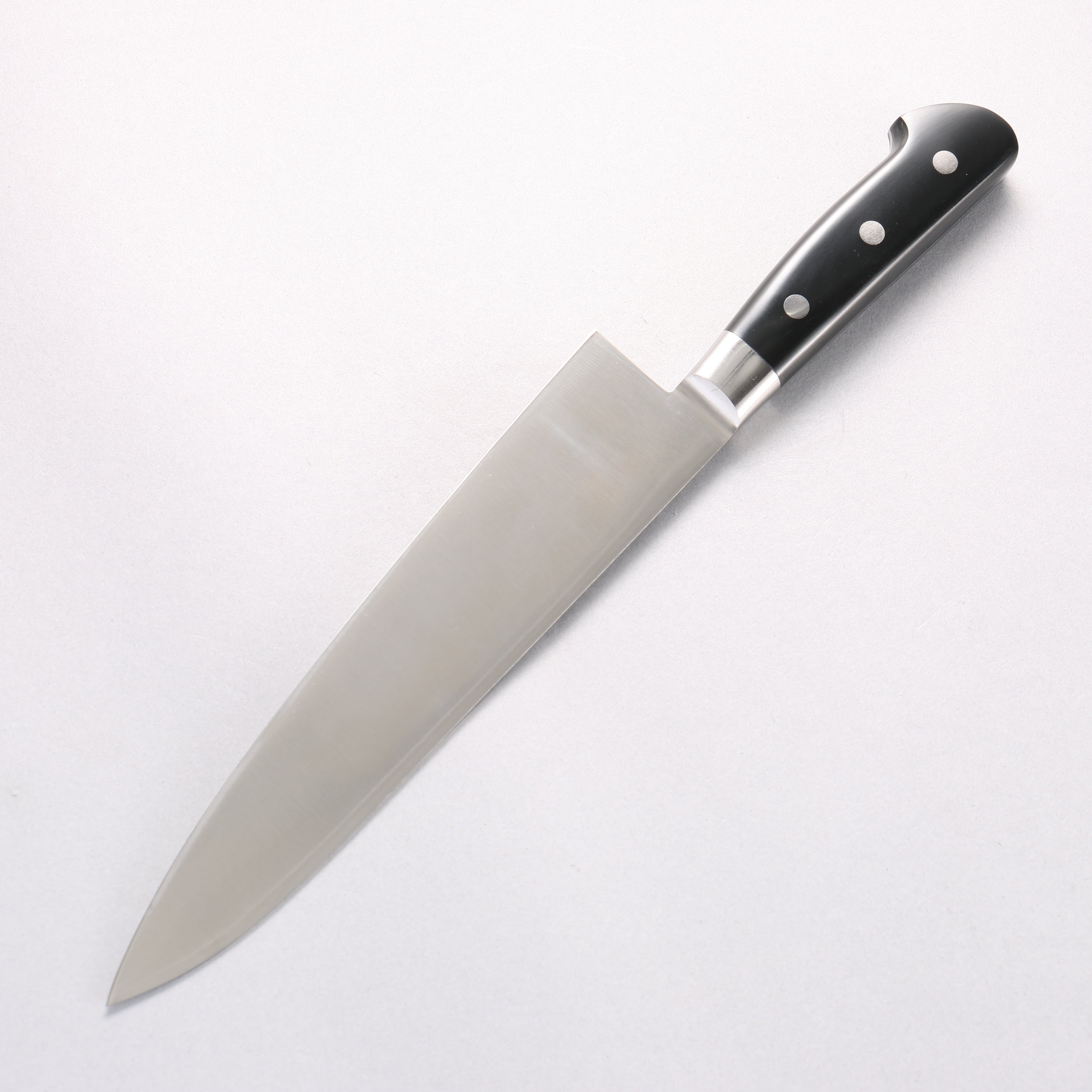 Iseya Molybdenum Gyuto 210mm Black Micarta Handle - Japanny - Best Japanese Knife
