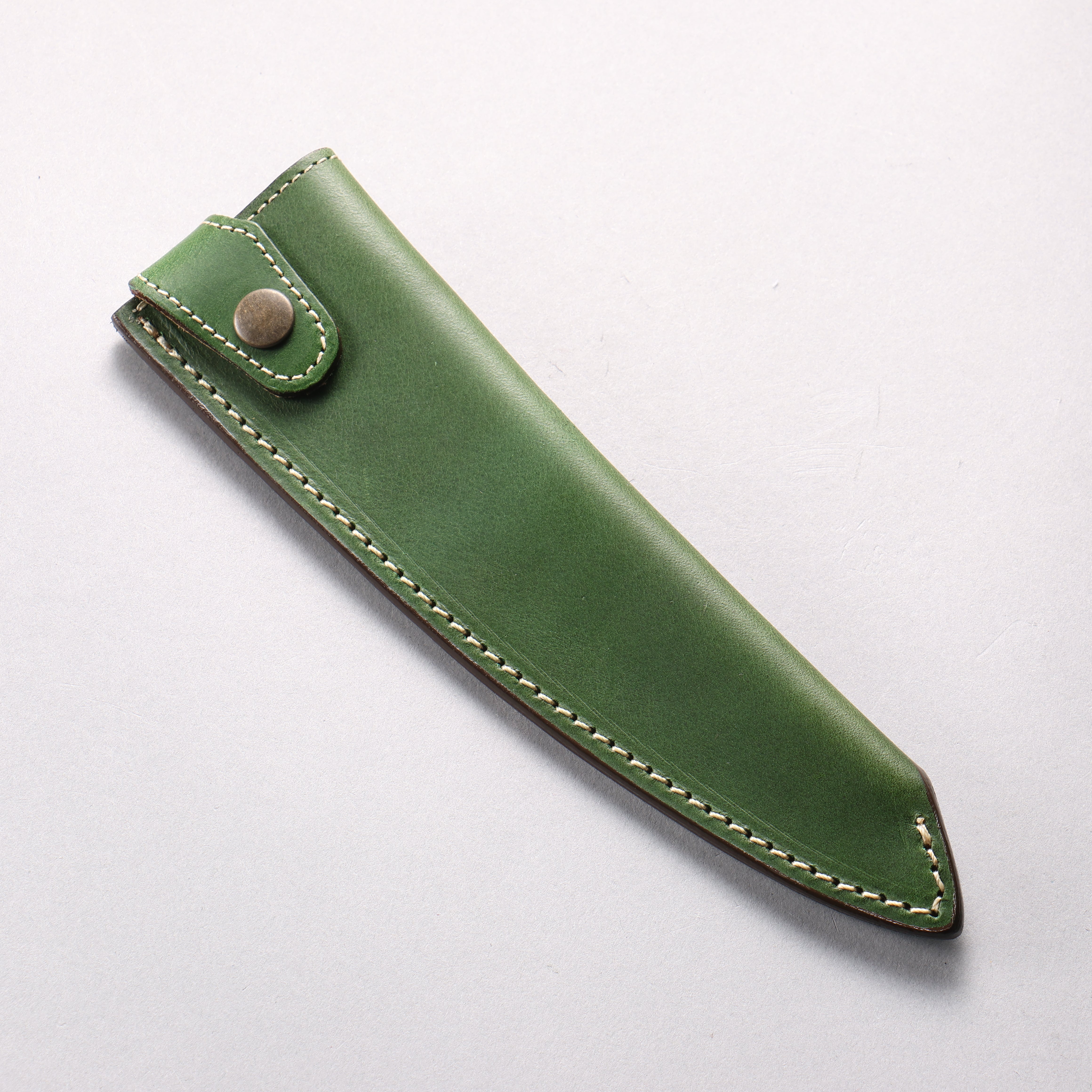 Buttero Green Sheath for 180mm Gyuto Leather Sheath - Japanny - Best Japanese Knife