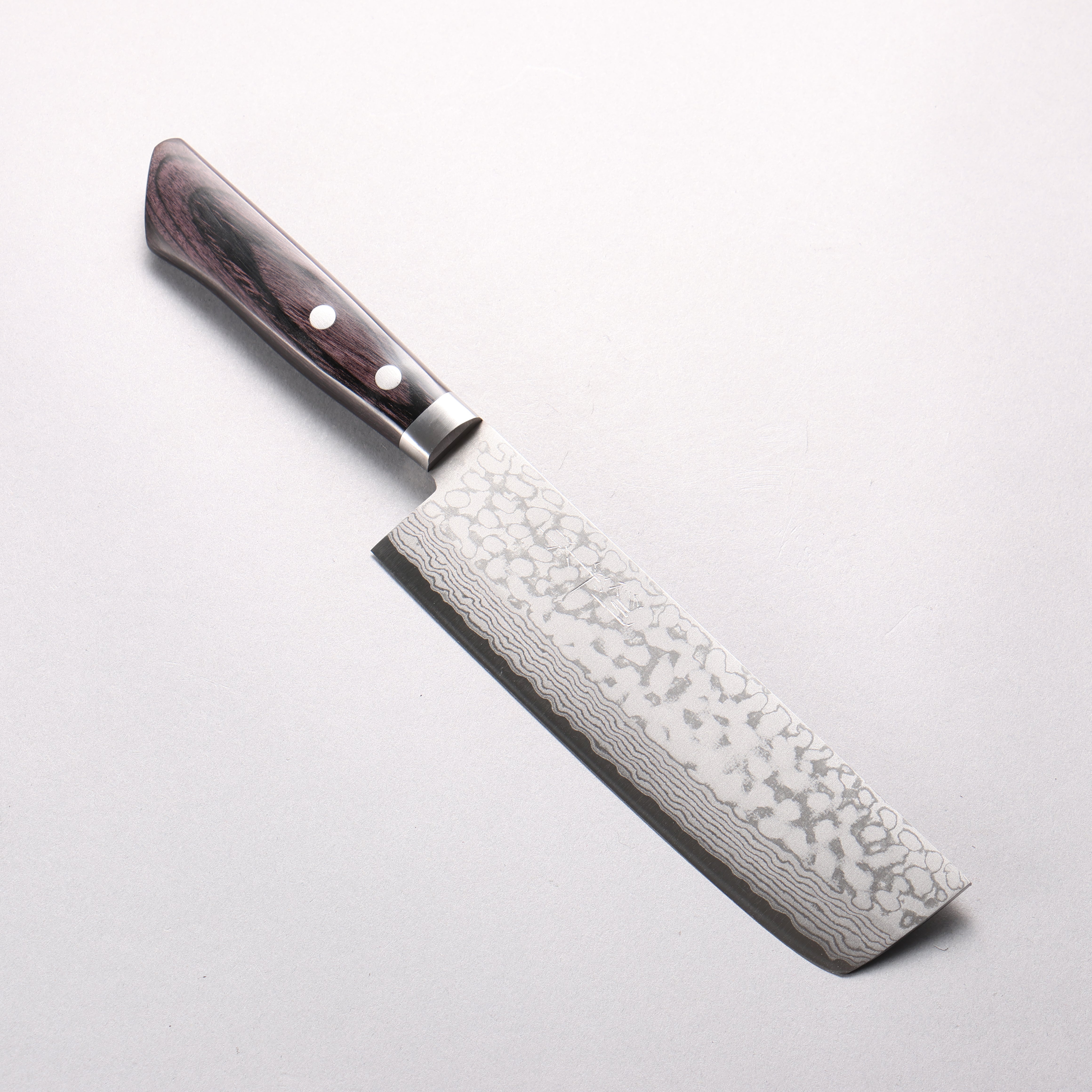 Kunihira Sairyu VG10 Damascus Usuba 165mm Black Pakka wood Handle - Japanny - Best Japanese Knife
