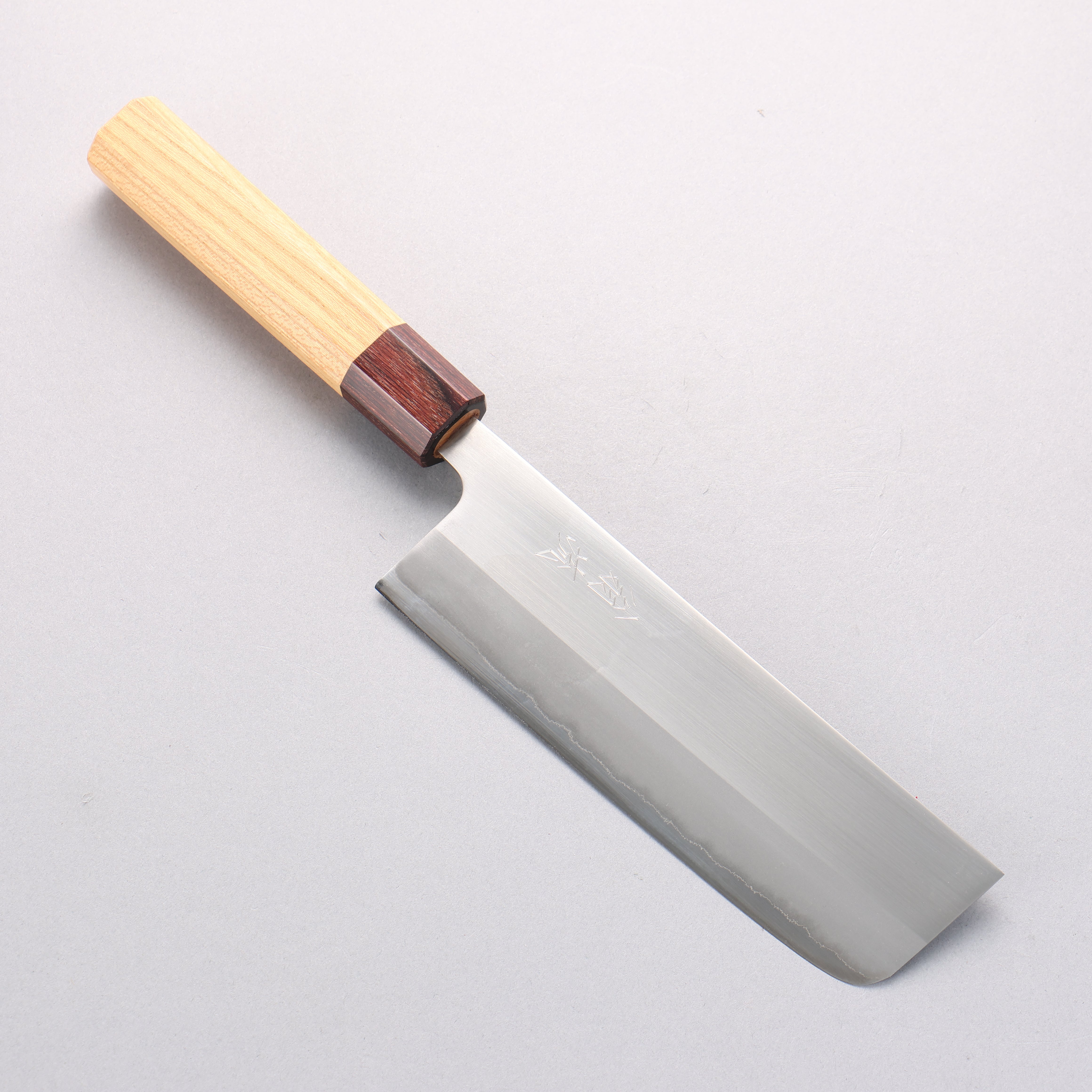 Oul White Steel No.1 Nakiri 165mm Keyaki (Japanese Elm) Handle - Japanny - Best Japanese Knife