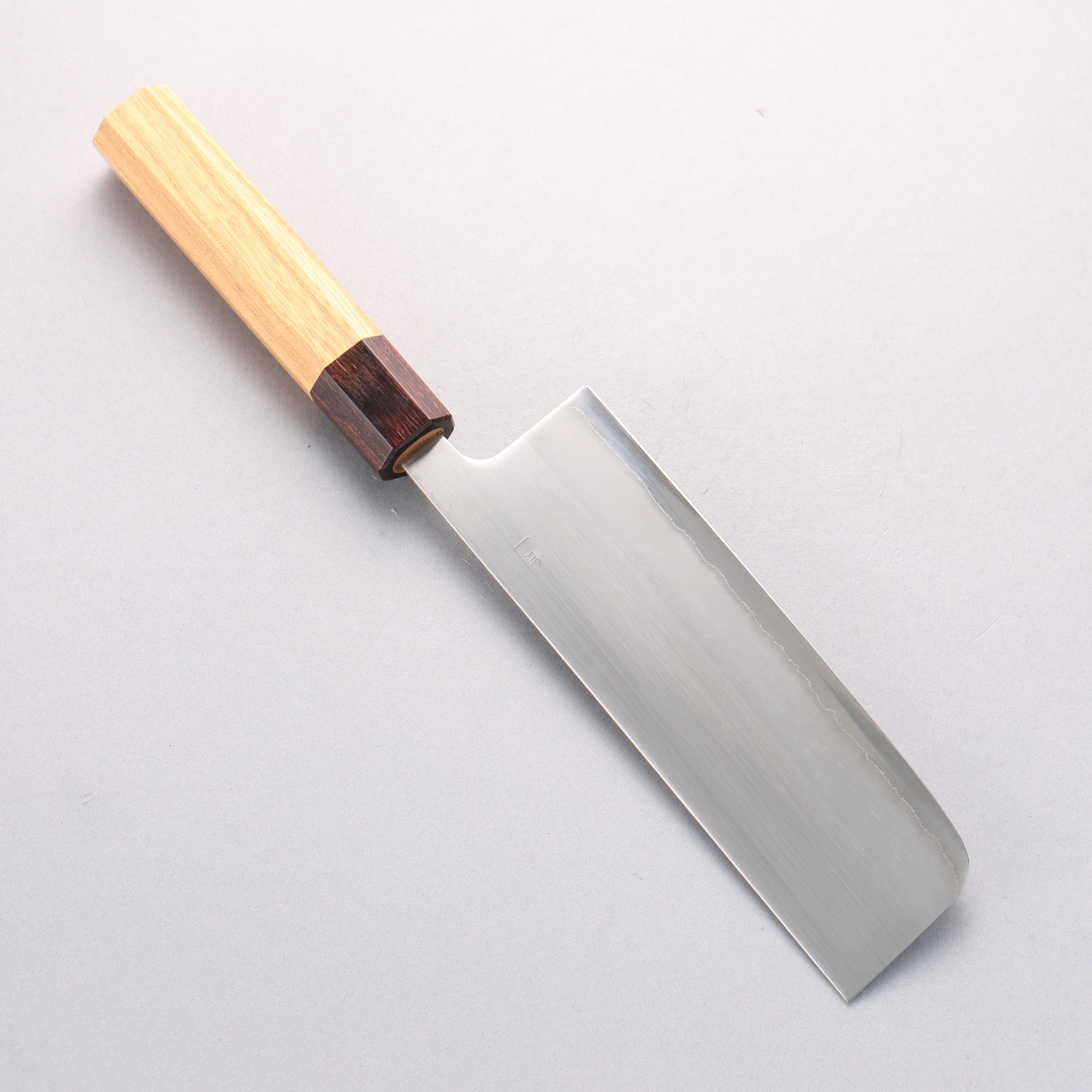 Oul White Steel No.1 Nakiri 165mm Keyaki (Japanese Elm) Handle - Japanny - Best Japanese Knife