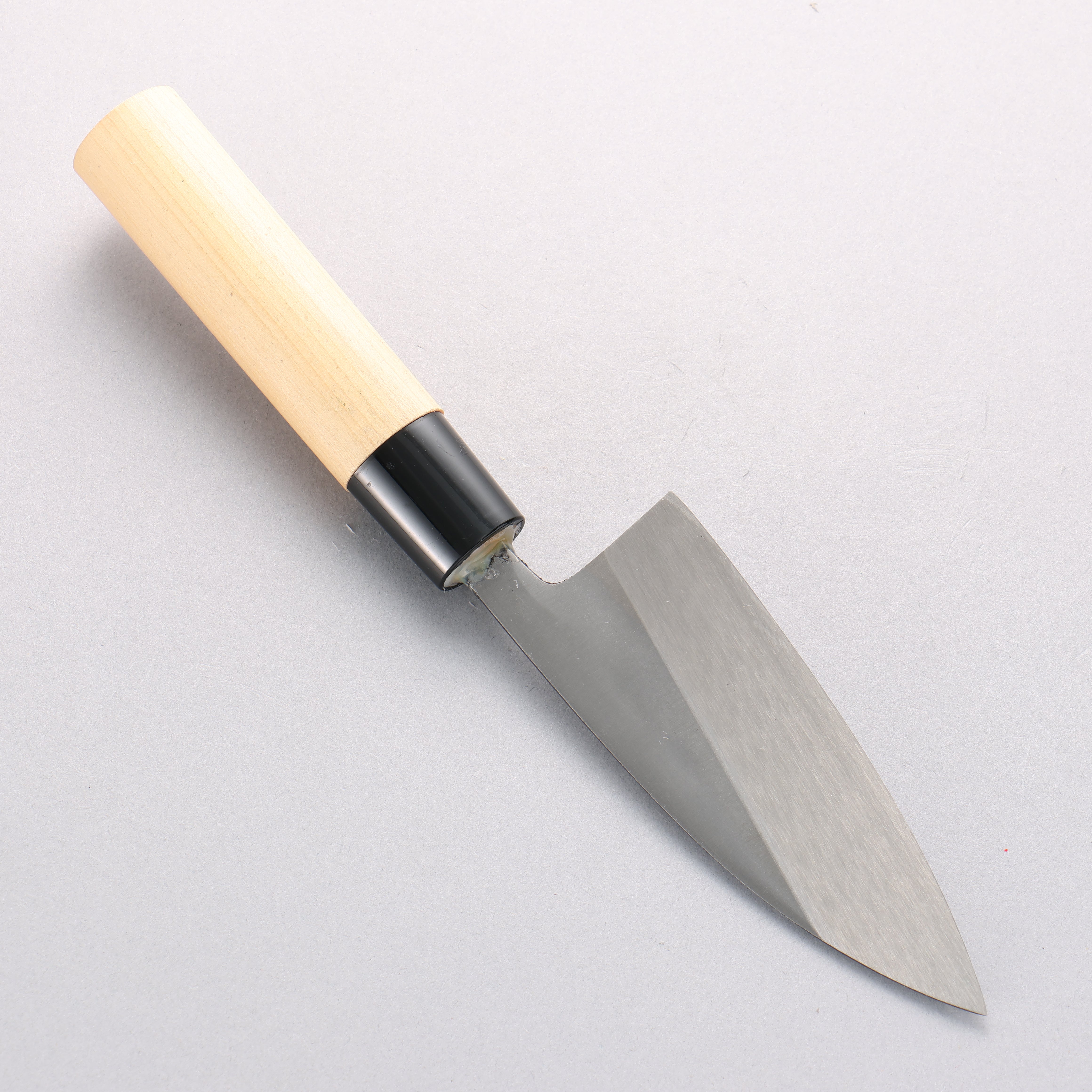 Nakaniida White Steel No.2 Black Deba 120mm Magnolia Handle - Japanny - Best Japanese Knife