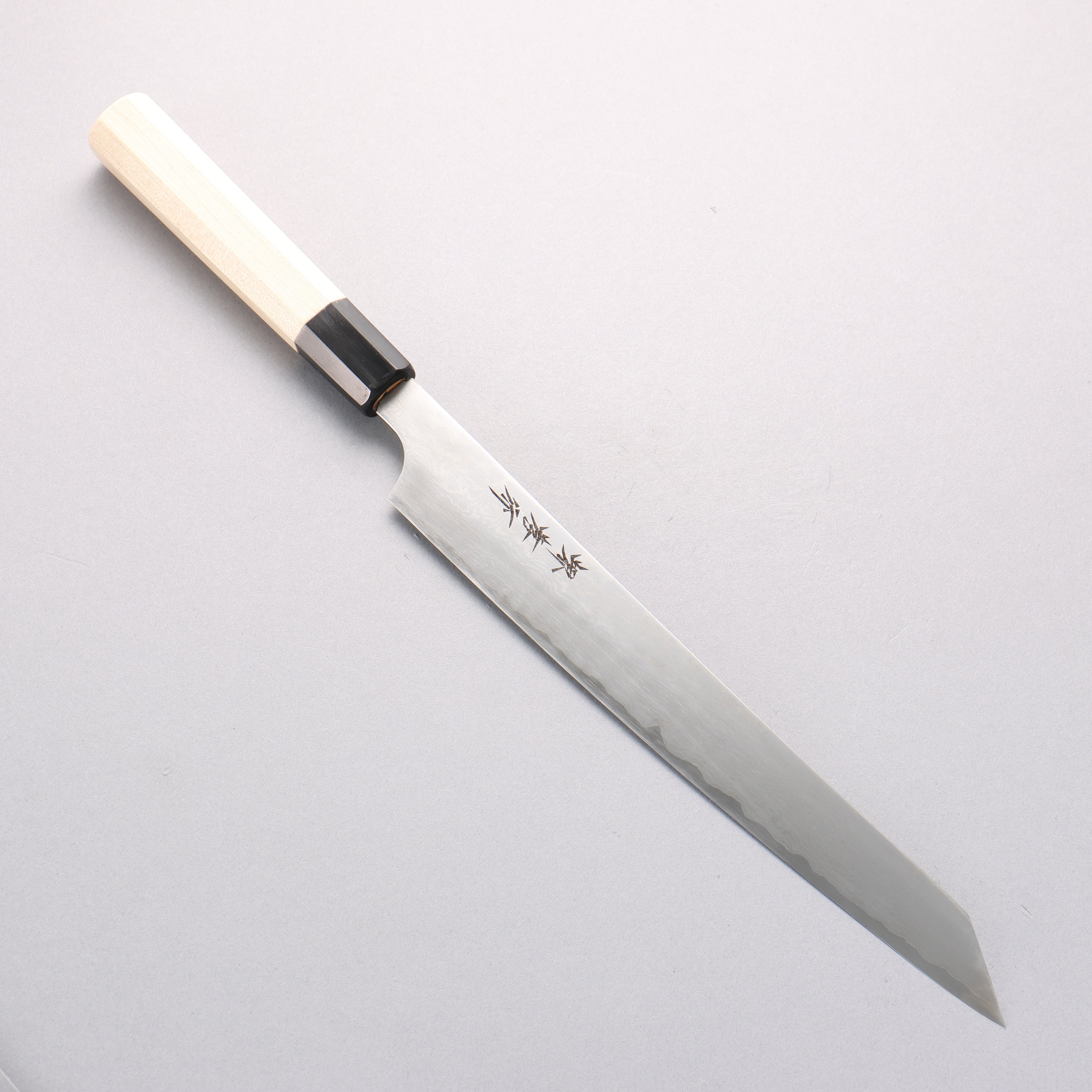 Sakai Takayuki Silver Steel No.3 Damascus Kengata Yanagiba 270mm - Japanny - Best Japanese Knife