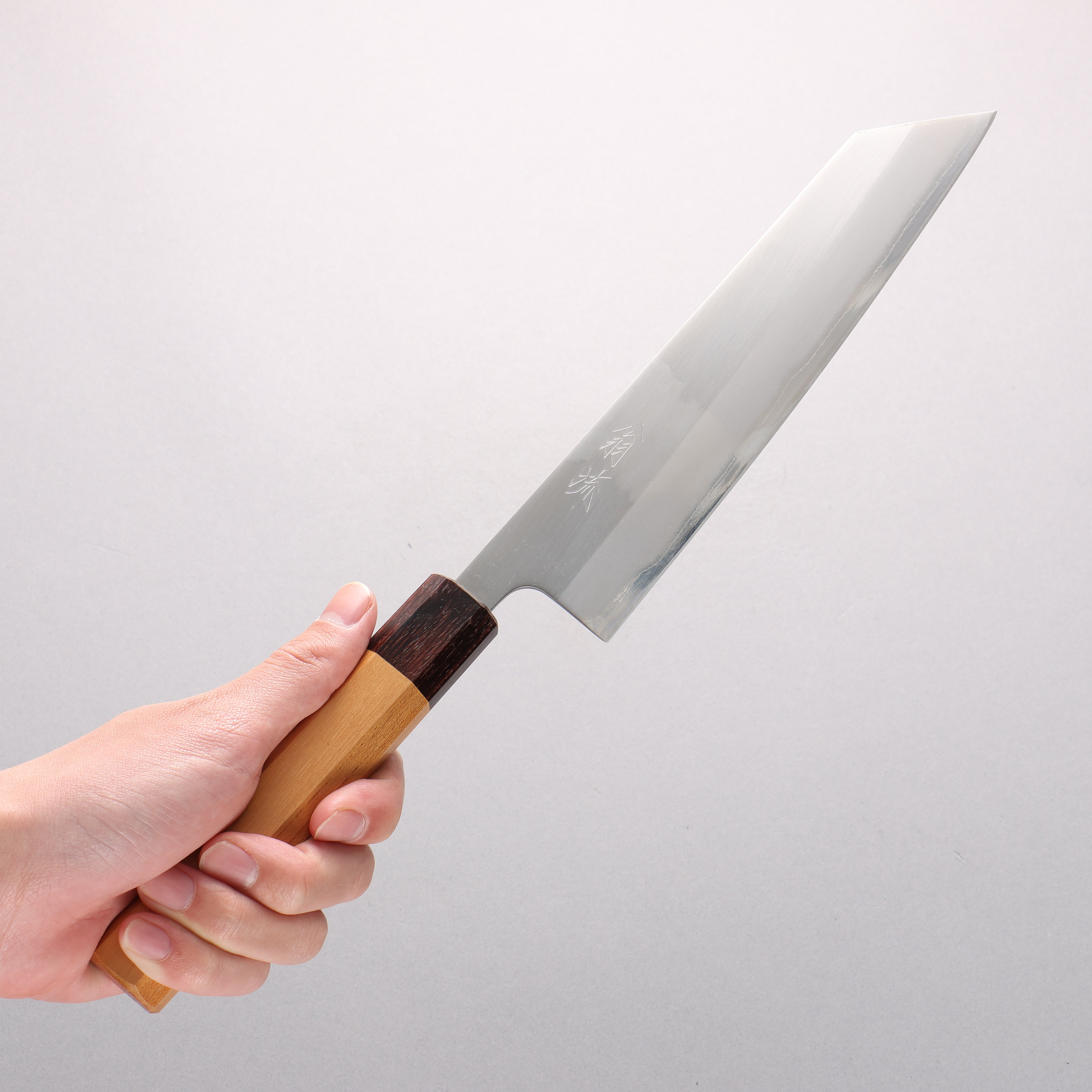 Oul White Steel No.1 Kiritsuke Gyuto 210mm Keyaki (Japanese Elm) Handle - Japanny - Best Japanese Knife